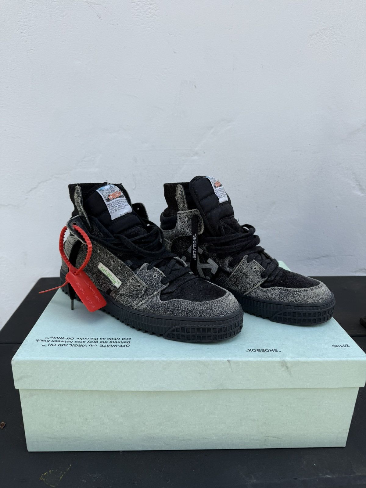 Off-White Grey and black Off-White sneakers Size US 8.5 / IT 38.5 - 1 Thumbnail
