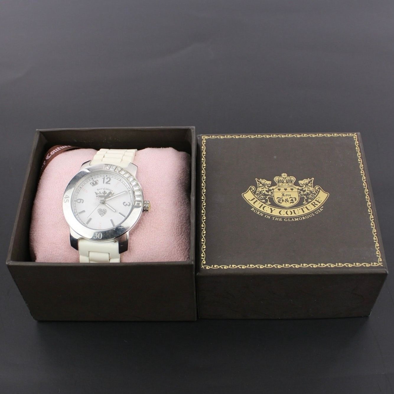 Juicy Couture Juicy Couture BFF White Dial Watch Size ONE SIZE - 3 Thumbnail