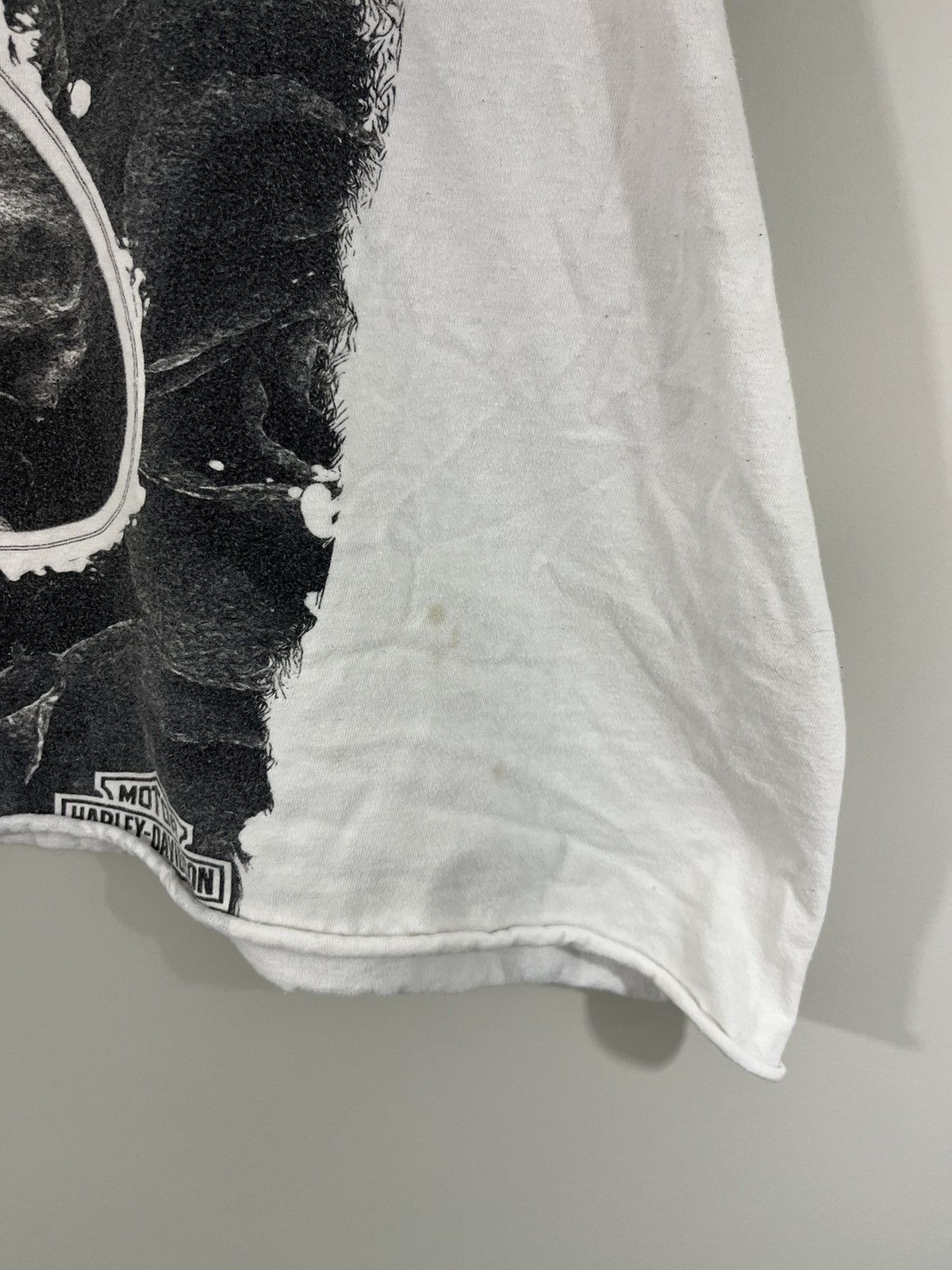 Harley Davidson Thrashed Harley Davidson Distressed Skull Boxy Fit Cut Off Size US XXL / EU 58 / 5 - 8 Thumbnail