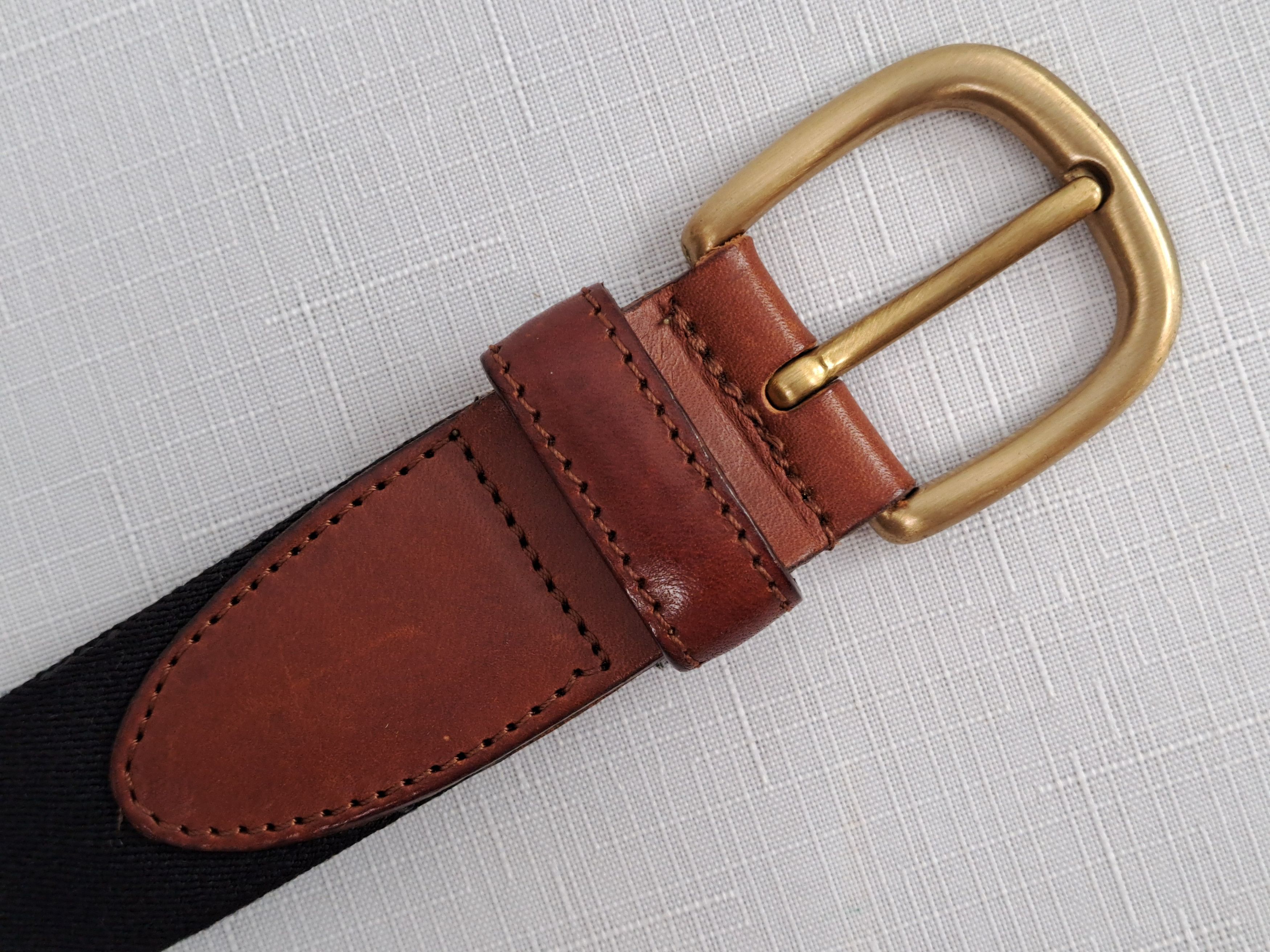 Bally × Vintage Bally vintage leather/elastic fabric belt. Size ONE SIZE - 12 Thumbnail
