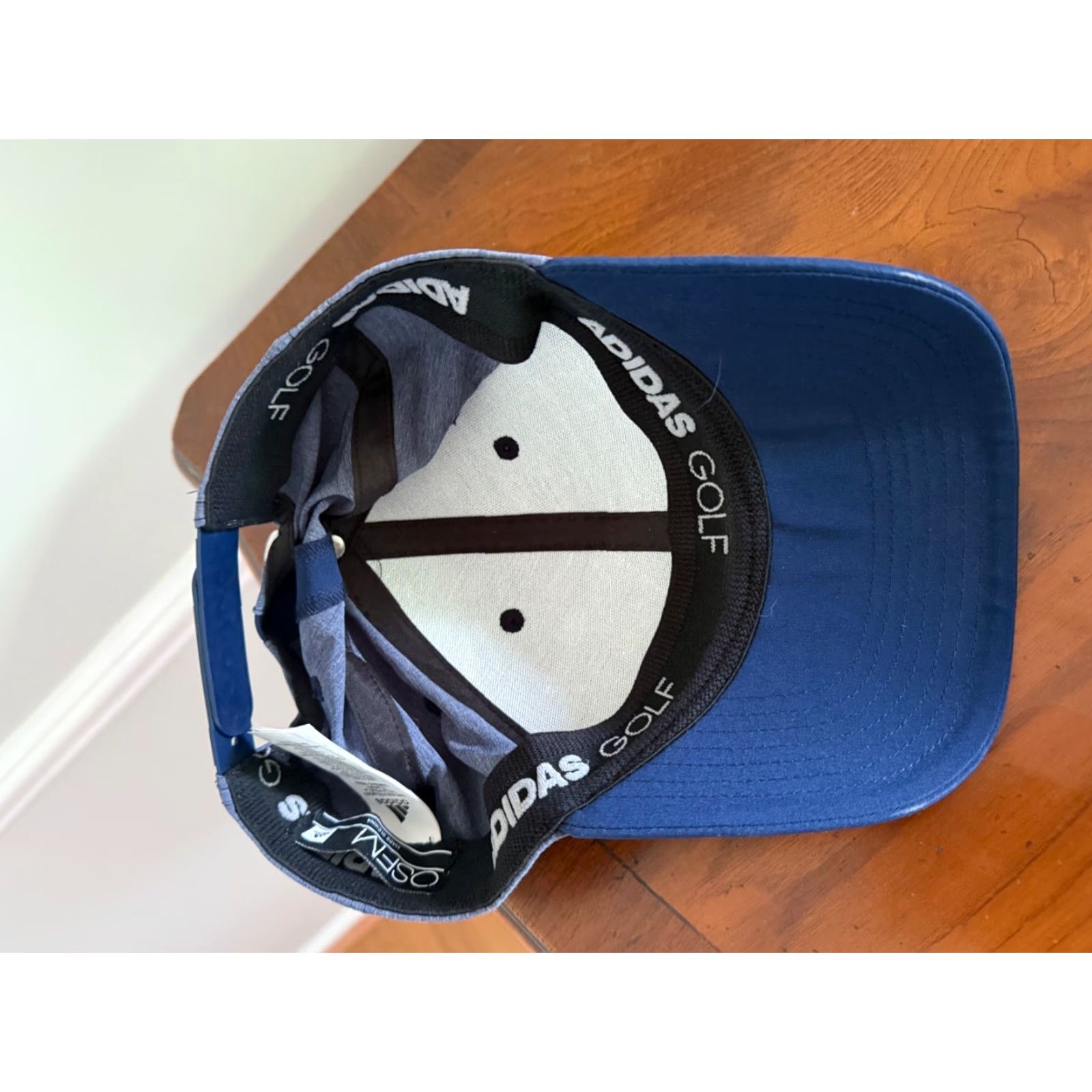 Adidas Adidas OSFM Golfing Hat Cap Dark Blue Snapback Athletic Flex Unisex Adults One Size Blue Cap Mens Snapback Baseball Hat Size ONE SIZE - 4 Thumbnail