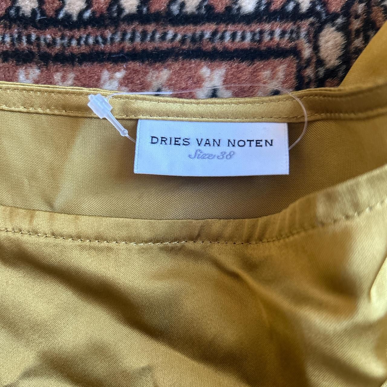 Dries Van Noten Dries Van Noten Gold Gathered Blouse Size XS / US 0-2 / IT 36-38 - 5 Thumbnail