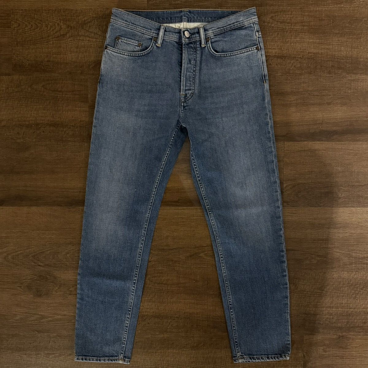 Acne Studios Acne Studios River Jeans Mid Blue Size US 31 - 2 Thumbnail