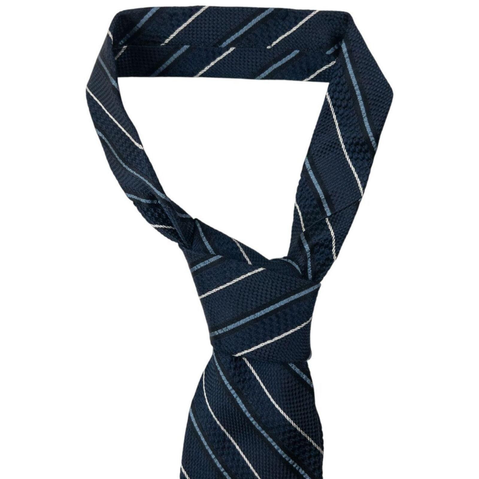 Issey Miyake Vintage 90s Issey Miyake Striped Silk Tie Size ONE SIZE - 4 Thumbnail