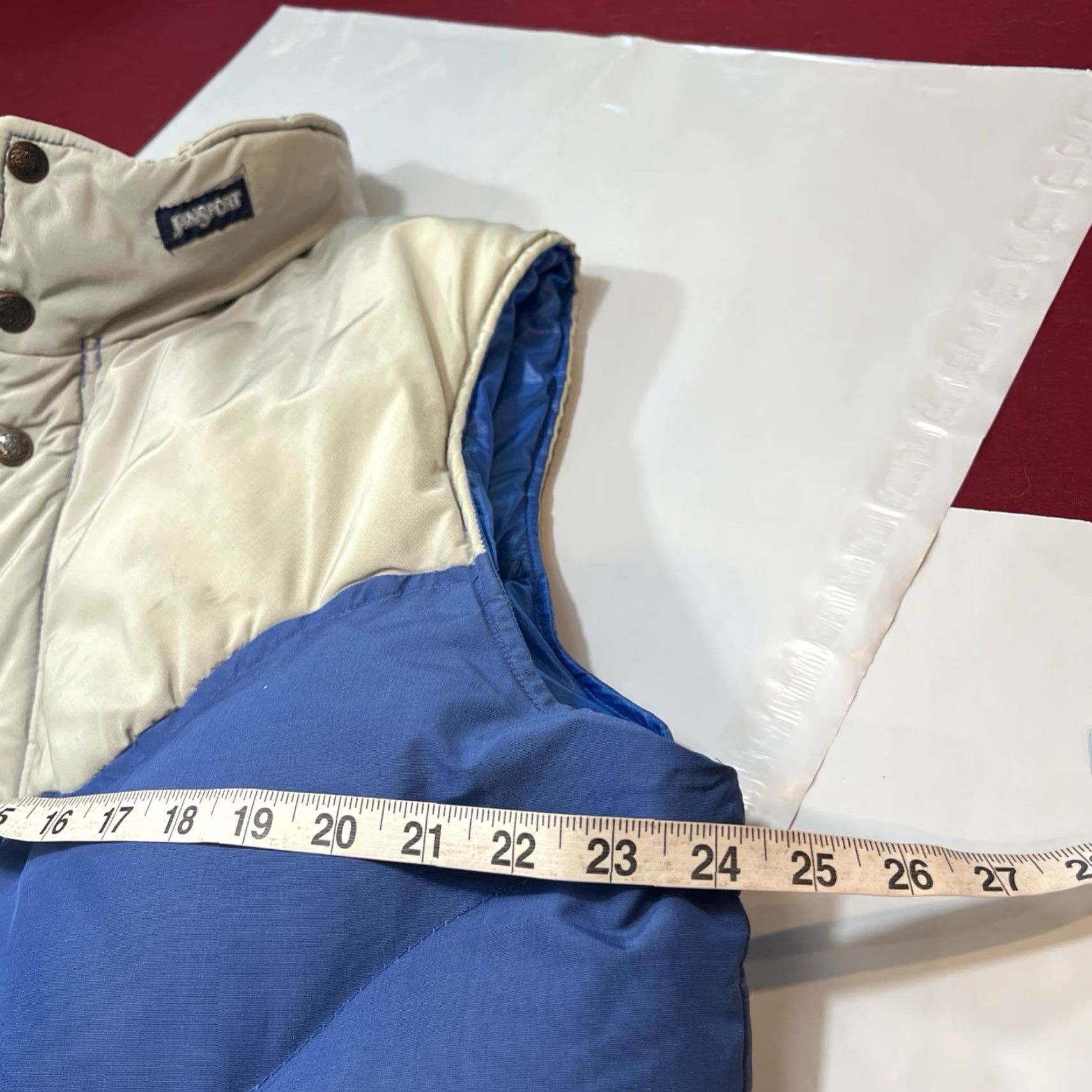Jansport VINTAGE JANSPORT blue Gray XL Down PUFFER vest men’s XL zip Snap Up Big Pockets Shirt? Size US XL / EU 56 / 4 - 7 Thumbnail