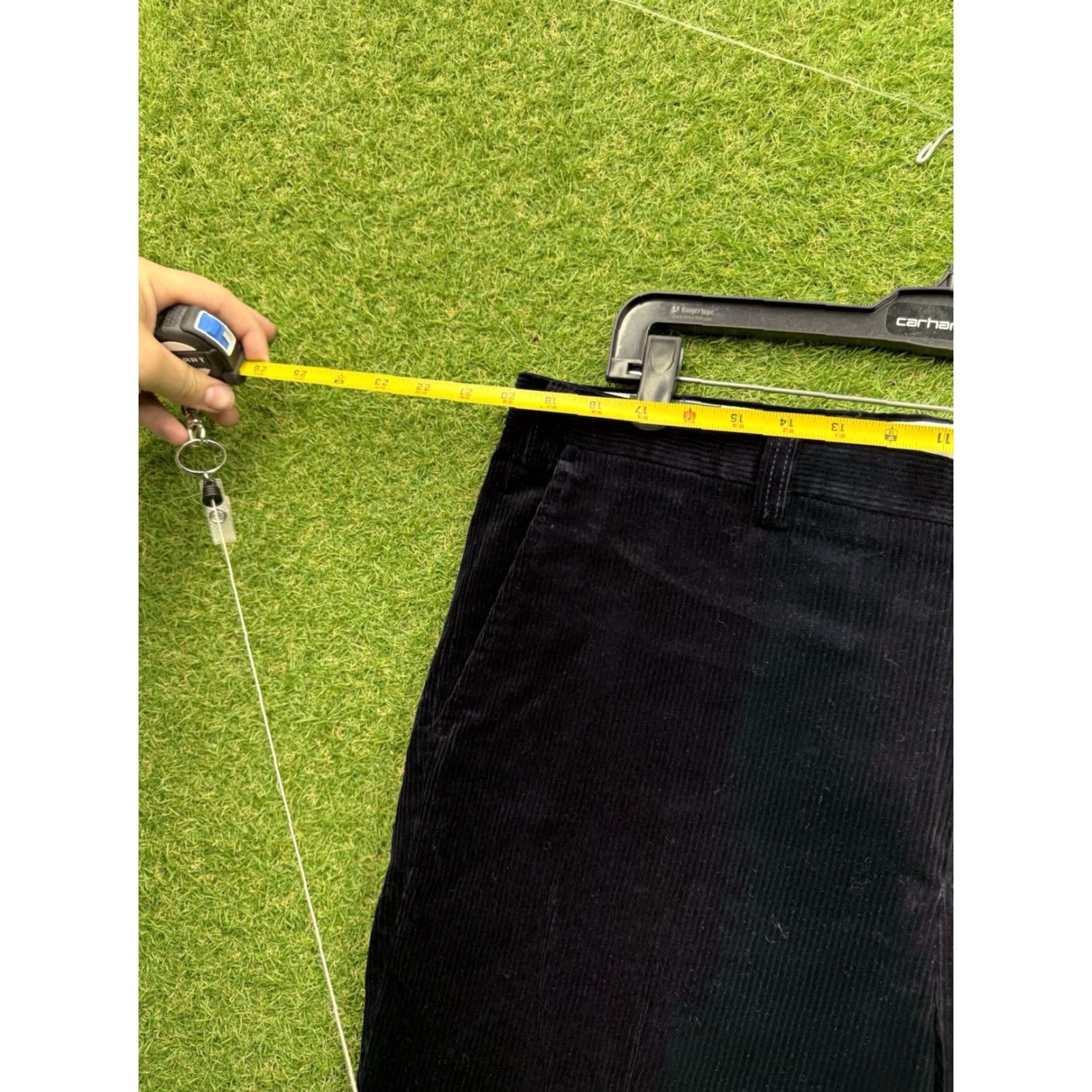 Orvis Orvis Pants Mens 38 Black Corduroy Straight Leg Brisbane Moss Classic Fit Gorp Size US 38 / EU 54 - 4 Thumbnail
