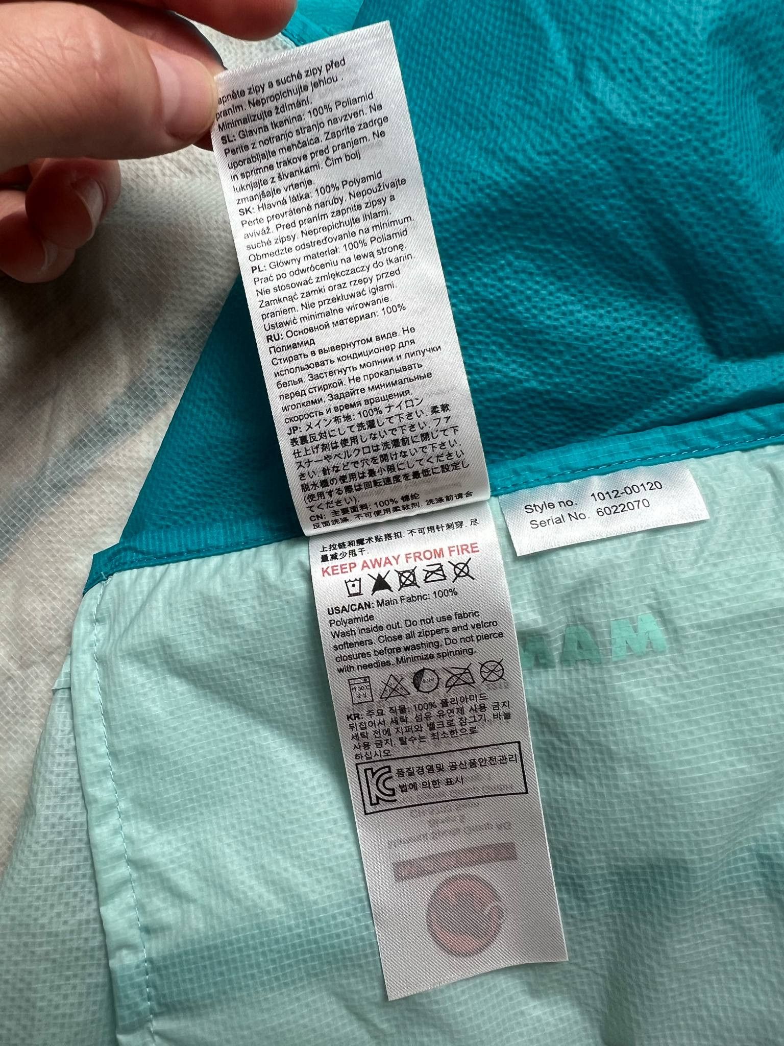 Mammut Mammut Rain Windbreaker Jacket Size XL / US 12-14 / IT 48-50 - 9 Thumbnail