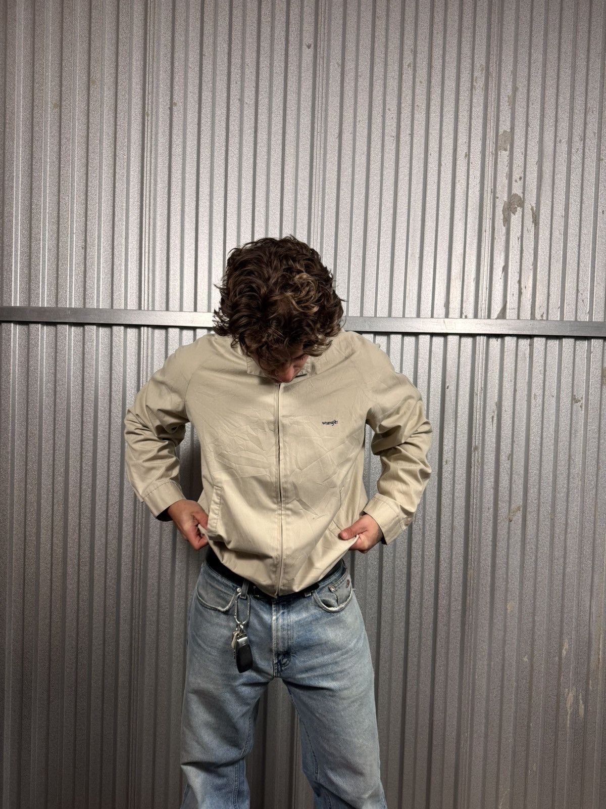 Wrangler Wrangler Usa Casual Zipup Wester Style jacket Size US L / EU 52-54 / 3 - 4 Thumbnail