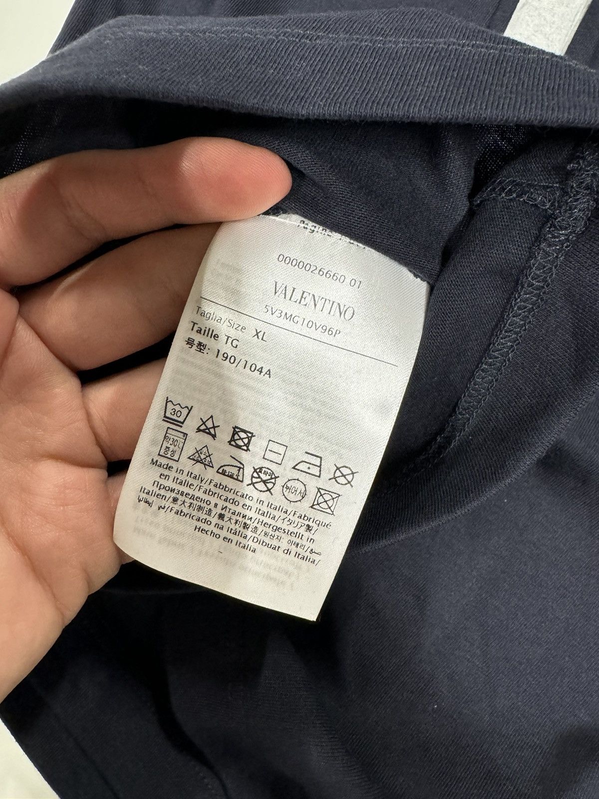 Valentino Valentino VLTN Logo T-Shirt NEW 600$ Size US XL / EU 56 / 4 - 5 Thumbnail