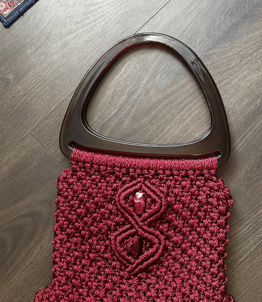 Other Woven Red Boho Handle Bag Size ONE SIZE - 1 Thumbnail
