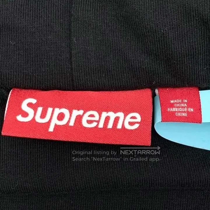 Supreme Supreme Logo Embroidery Cotton Hoodie. Size US M / EU 48-50 / 2 - 6 Thumbnail