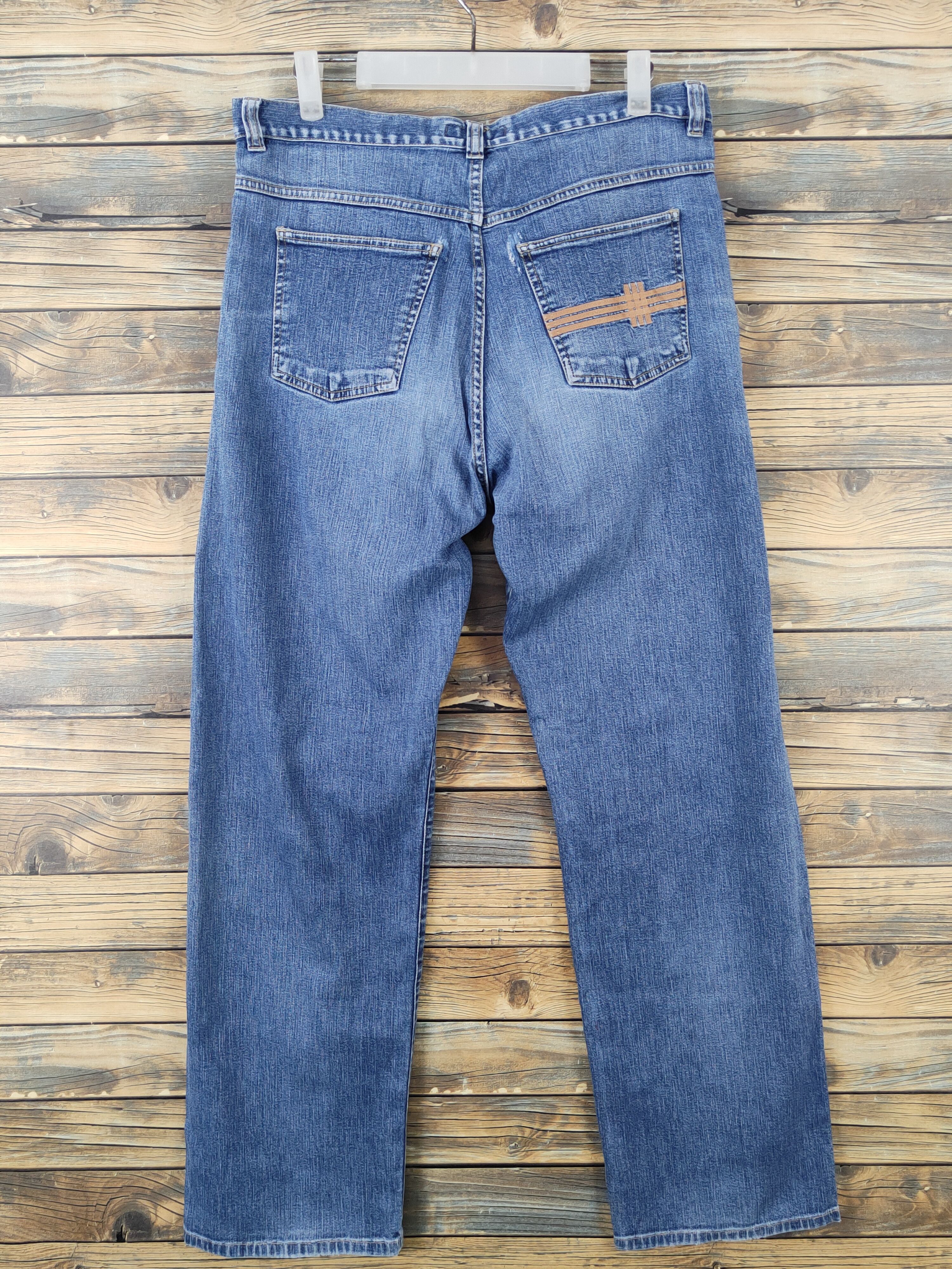 Burberry Burberry Blue Distressed Ripped denim Jeans #W1597 Size US 33 - 7 Thumbnail