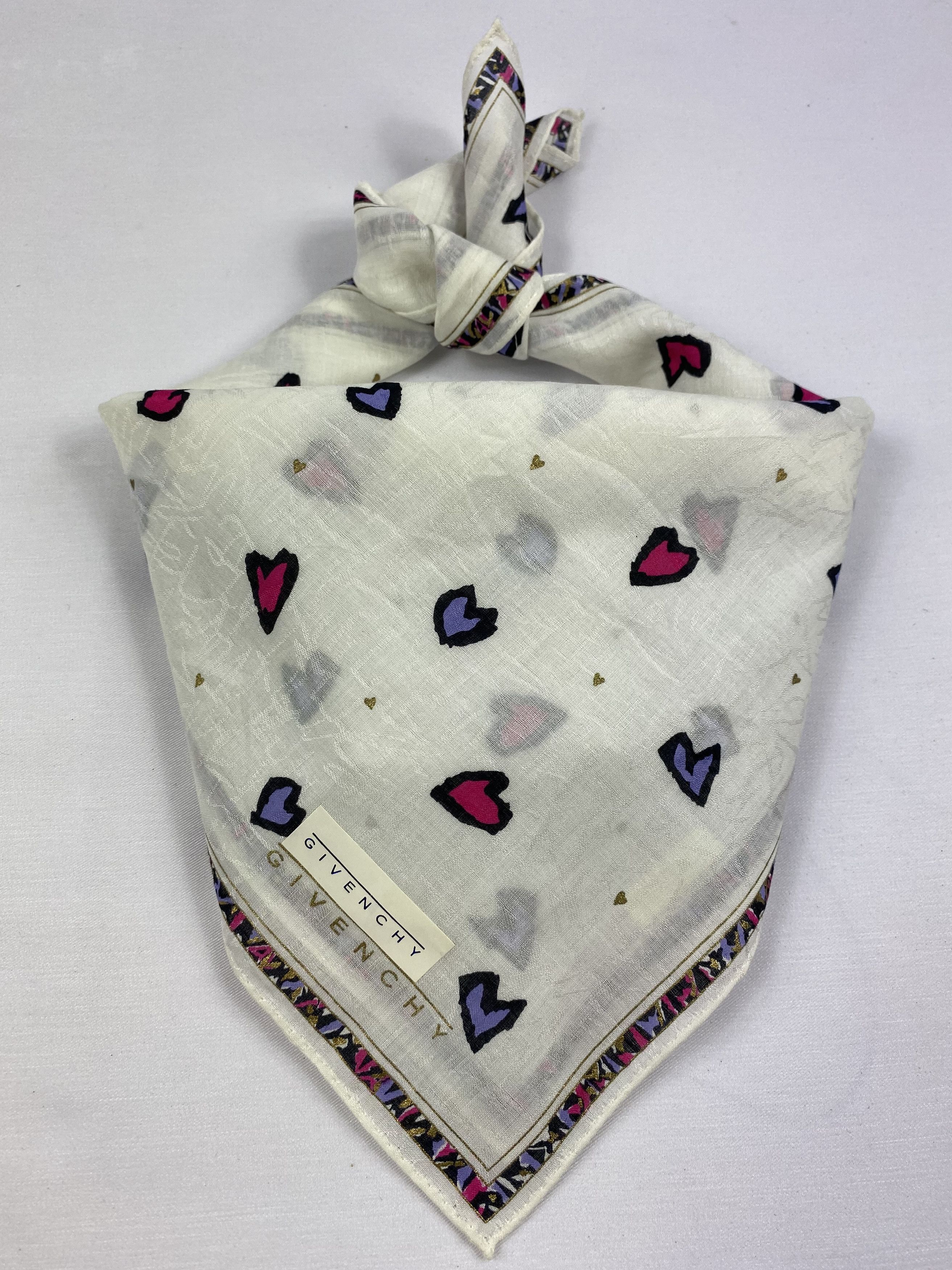 Vintage Givenchy Handkerchief / Bandana / Neckerchief Size ONE SIZE - 1 Thumbnail