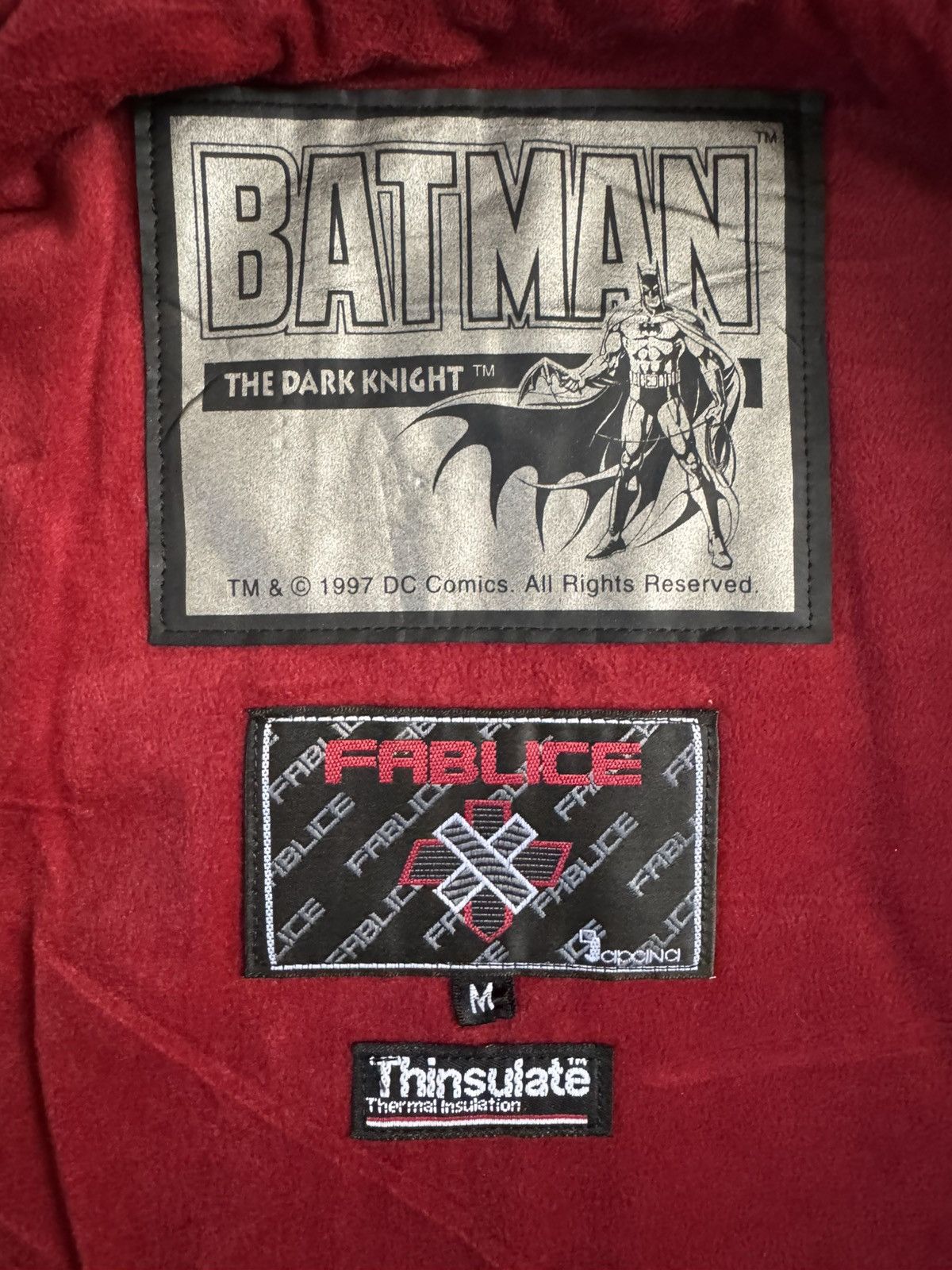 DC Comics VERY RARE VINTAGE JACKET SKI FABLICE X BATMAN Size US M / EU 48-50 / 2 - 6 Thumbnail