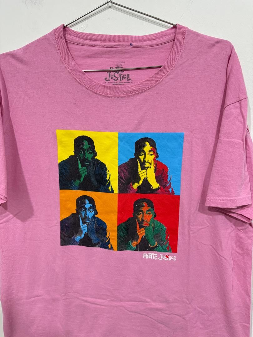 Rap Tees Poetic Justice Tupac Portrait Tee Size US L / EU 52-54 / 3 - 2 Thumbnail