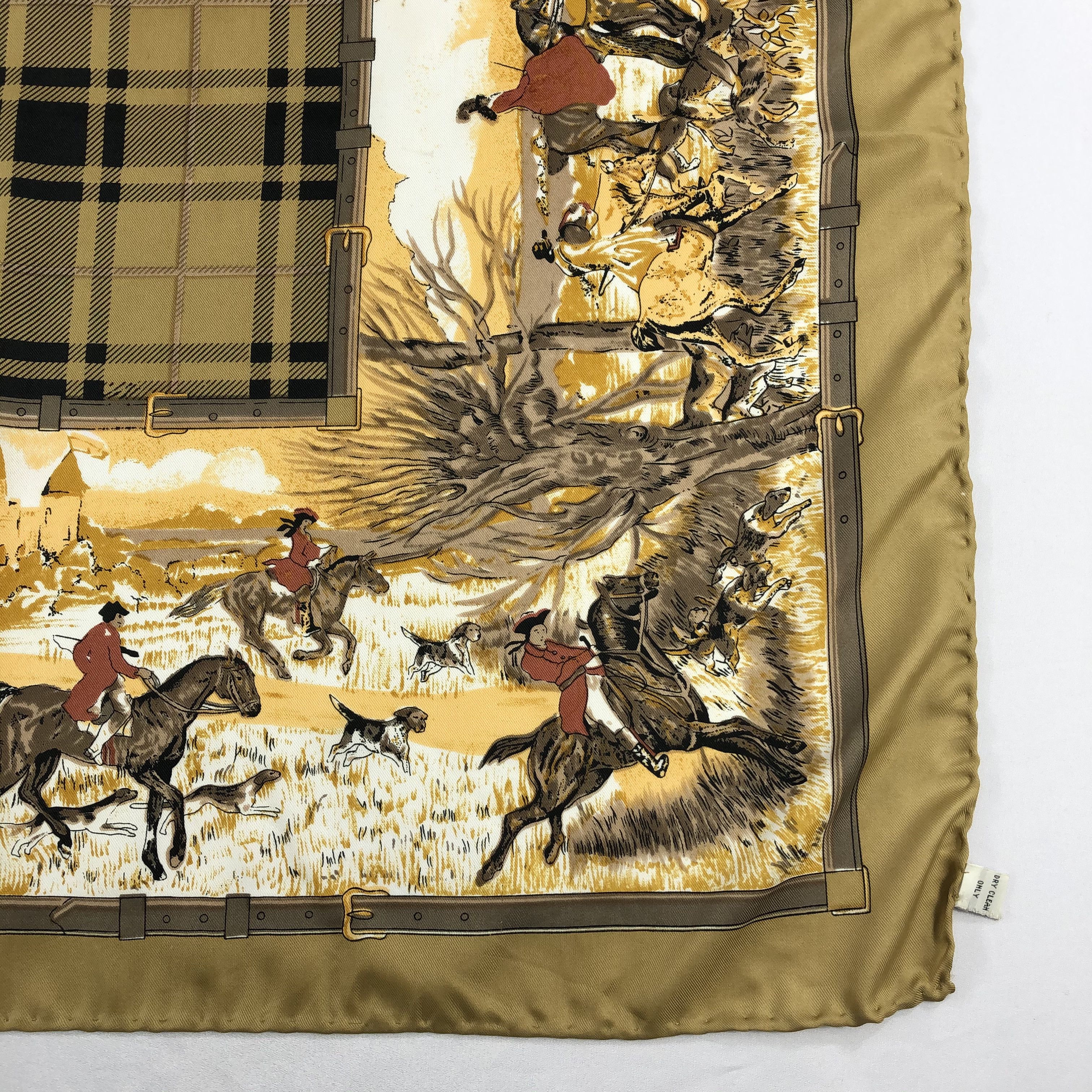 Vintage Vintage Silk Scarf Size ONE SIZE - 3 Thumbnail