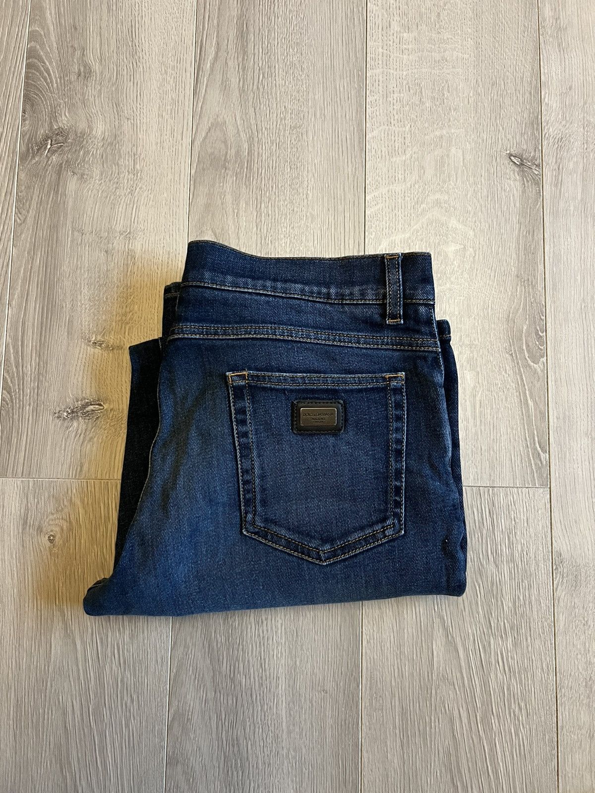 Dolce & Gabbana Men Dolce & Gabbana Blue Comfort Stretch Jeans Size 40/M Size US 33 - 14 Thumbnail