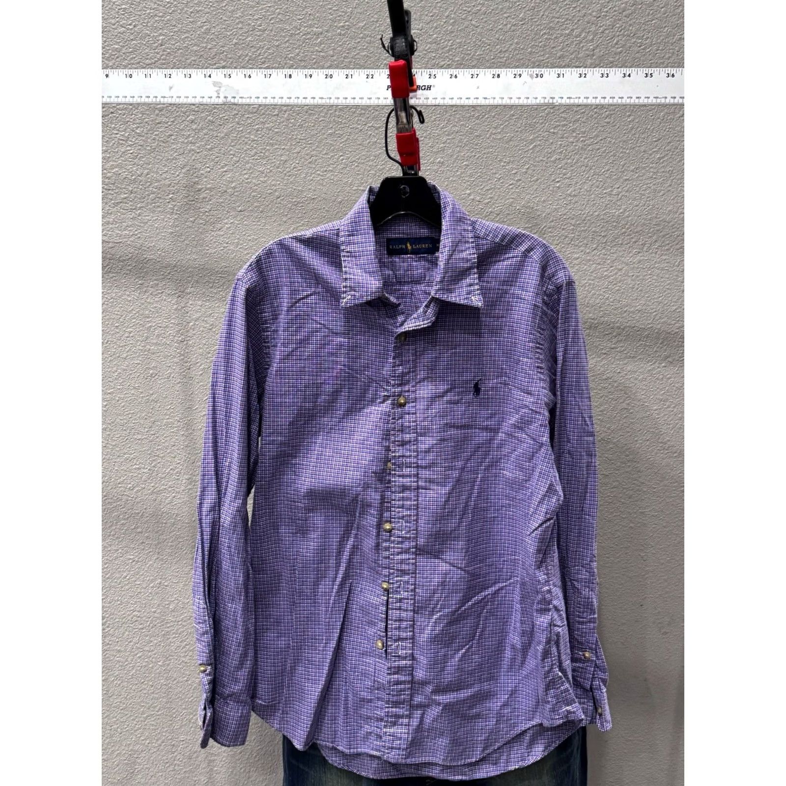 Ralph Lauren Ralph Lauren Plaid LONG SLEEVE SHIRT Medium M Mens Size US M / EU 48-50 / 2 - 2 Thumbnail