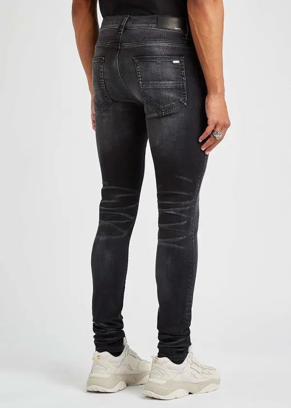 Amiri o1mle0426 Stack Straight Jeans in Faded Black Size US 36 / EU 52 - 3 Thumbnail