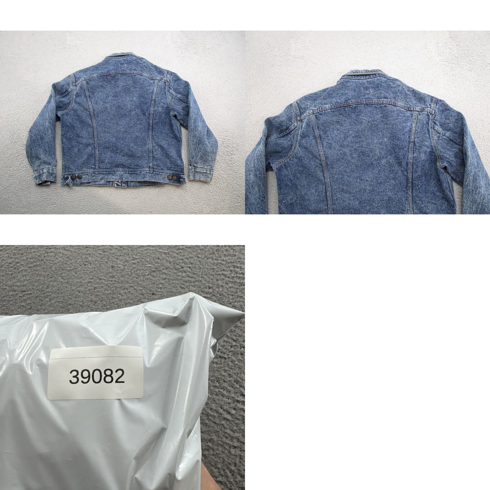 Lee VINTAGE Lee M.R. Denim Jacket Mens Chest 44 Blue Stonewash USA Trucker Cotton Size US S / EU 44-46 / 1 - 8 Thumbnail