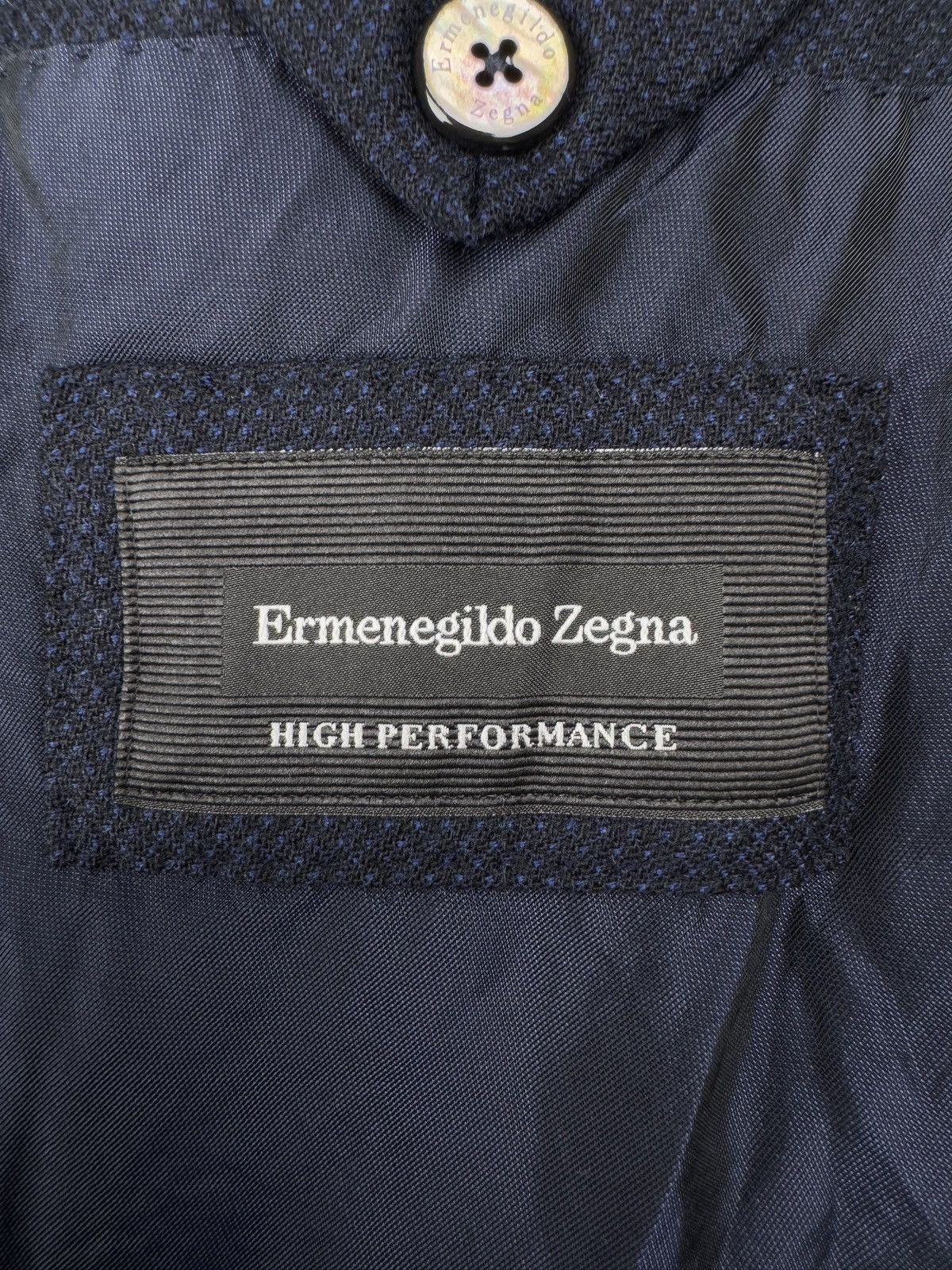 Ermenegildo Zegna Ermenegildo Zegna Milano Easy Navy Blue wool jacket blazer Size 46R - 9 Thumbnail
