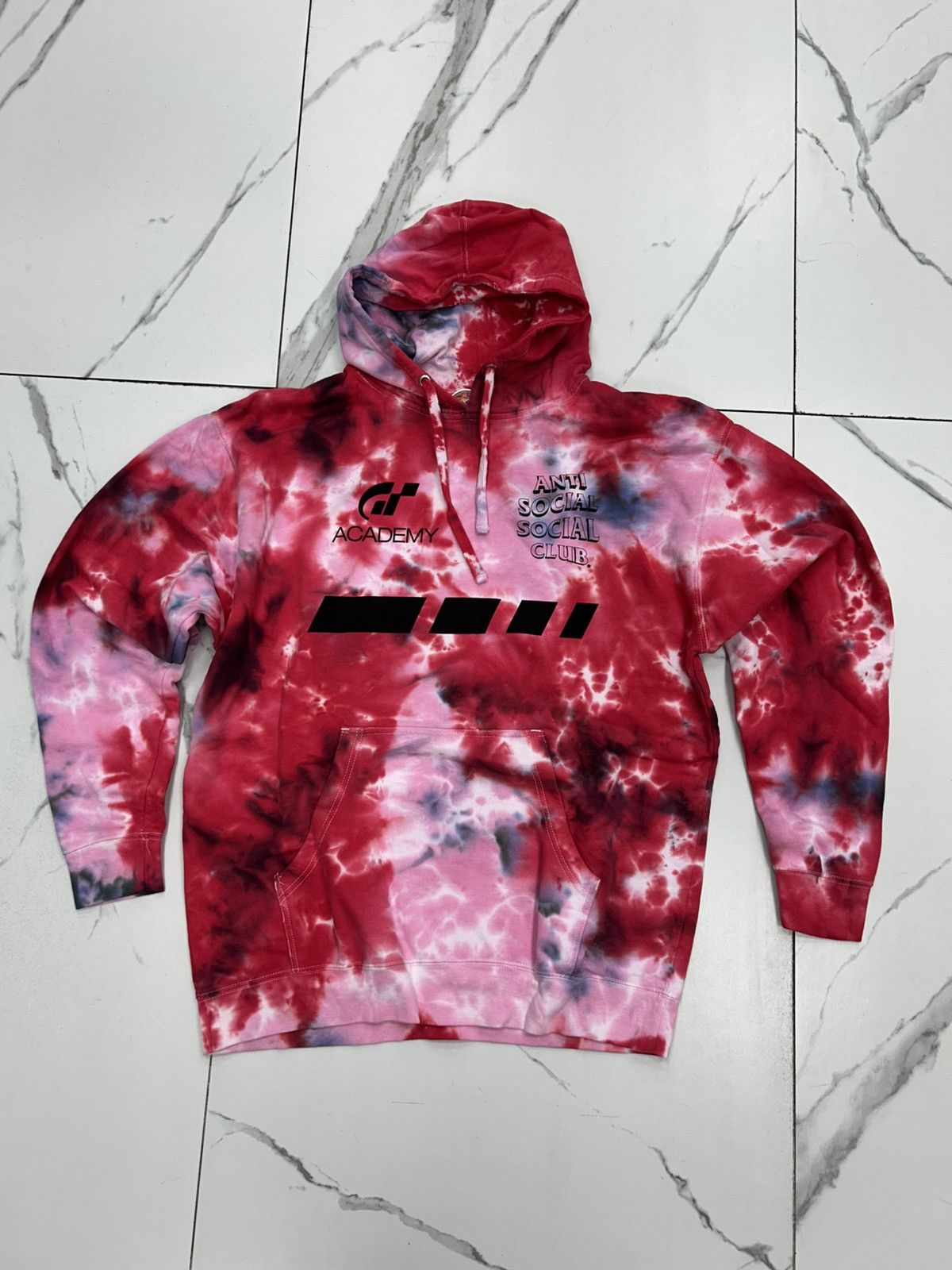 Anti Social Social Club Anti Social Social Club x Gran Turismo Dye Hoodie "Red" Size US XXL / EU 58 / 5 - 2 Thumbnail