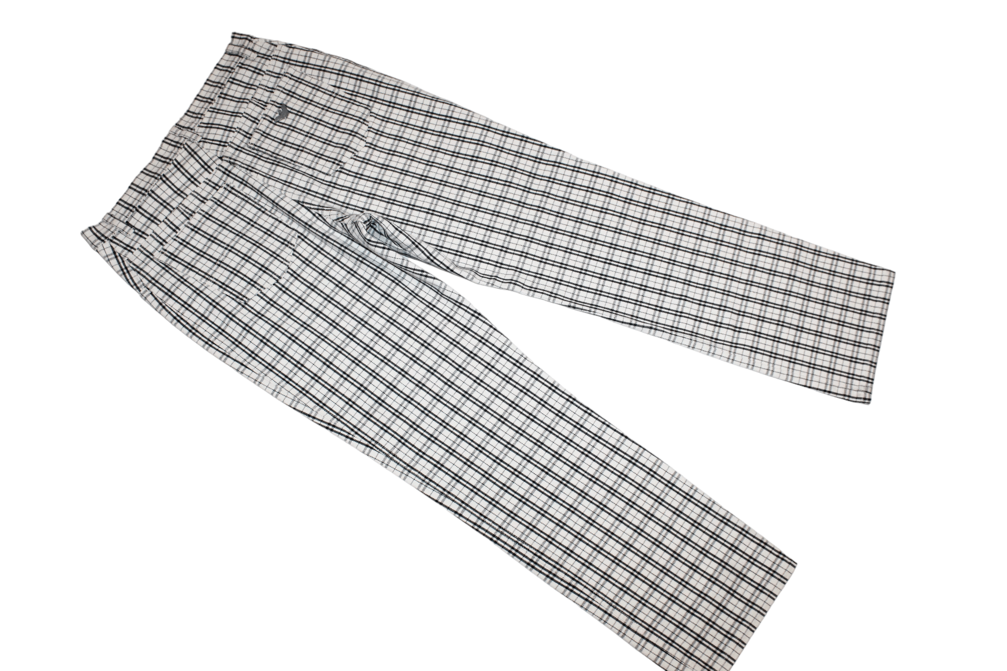 Giorgio Armani Giorgio Armani Jeans Nova Check Straight Leg Denim Pants Size US 31 - 6 Thumbnail
