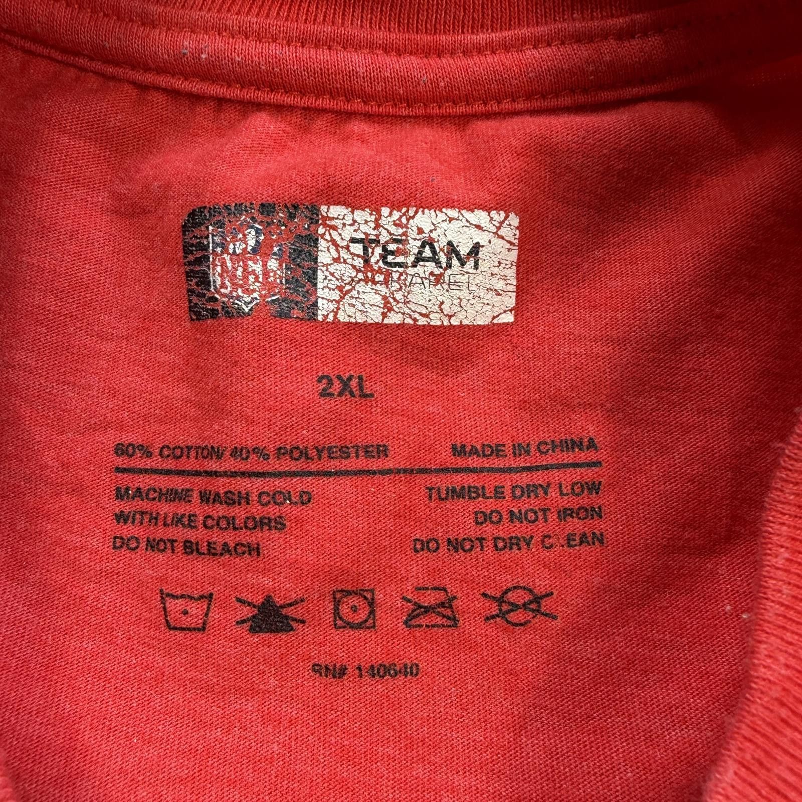 NFL Kansas City Chiefs NFL Team Apparel Red Graphic Logo T Shirt Size US XXL / EU 58 / 5 - 4 Thumbnail