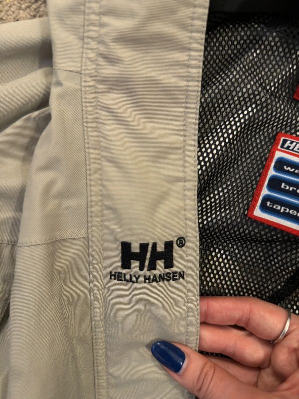 Helly Hansen Men's Jacket Raincoat Windbreaker M Hooded Beige Waterproof Size US M / EU 48-50 / 2 - 6 Thumbnail