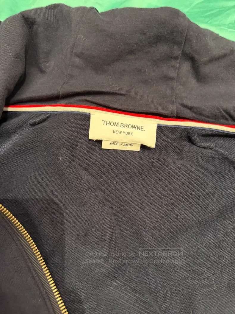 Thom Browne Thom Browne Black Hooded Sweatshirt Size US XL / EU 56 / 4 - 3 Thumbnail