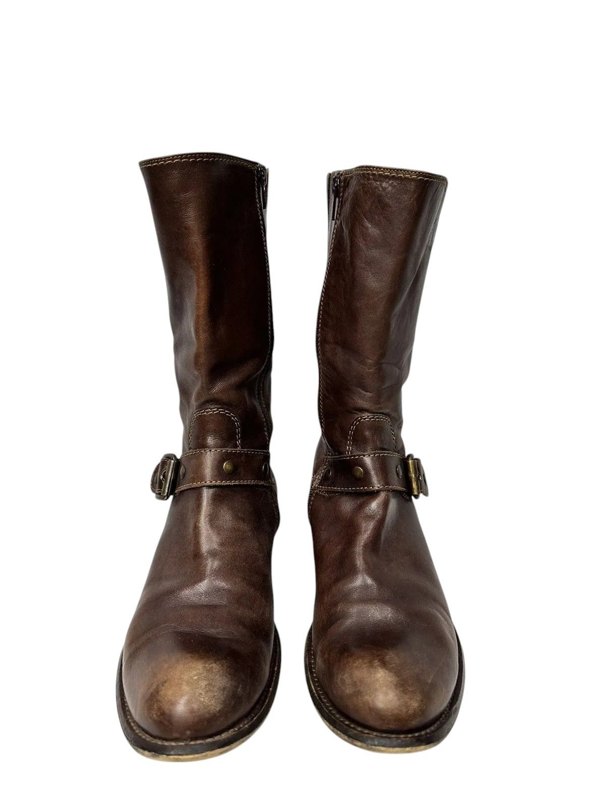 If Six Was Nine Vintage Leather Boots Hight AS 98 Rare Rick Owens Tornado Size US 7 / EU 40 - 7 Thumbnail