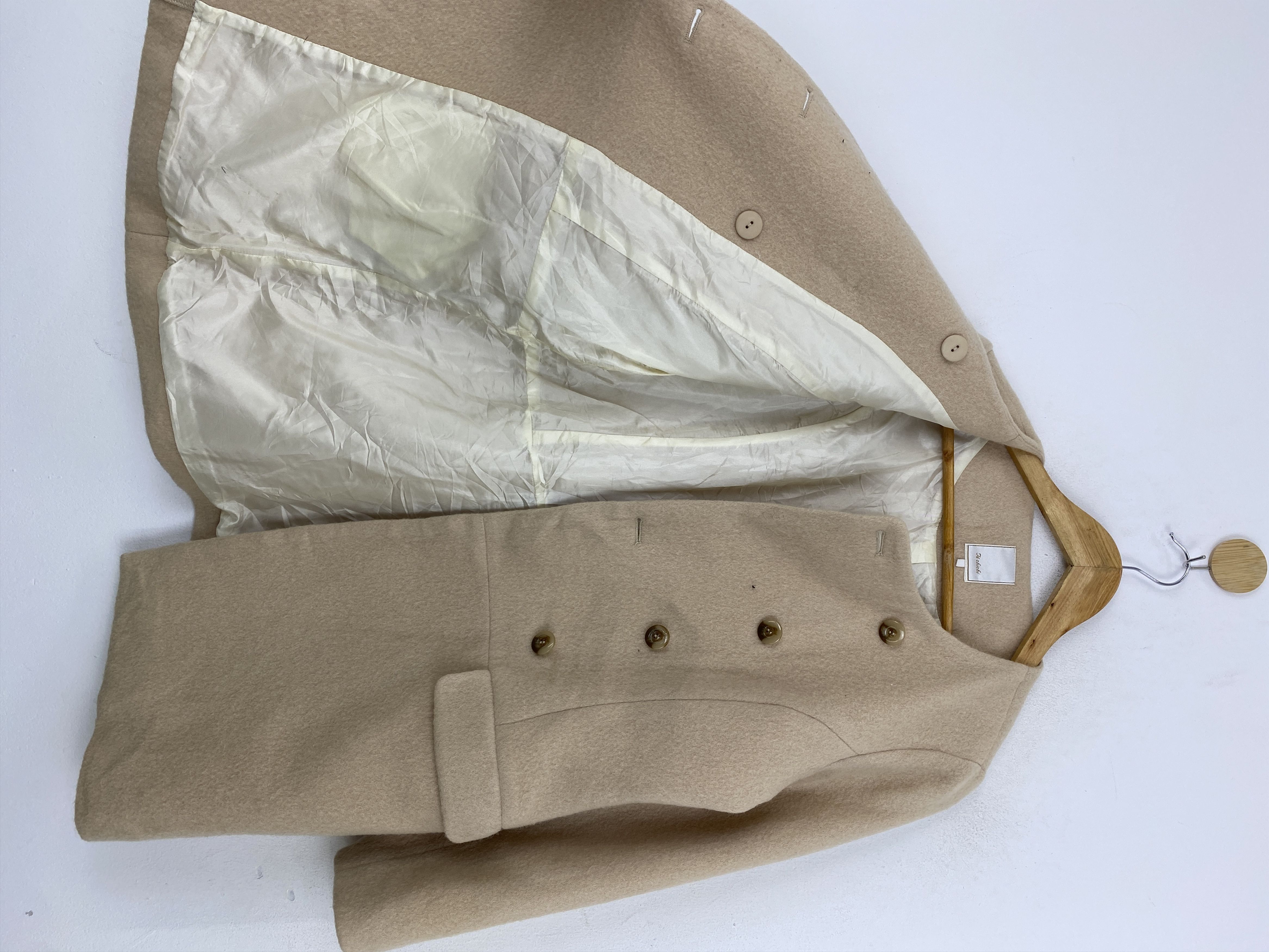 If Six Was Nine Vintage Japanese Double Breasted O-neck Women Coat JA0070 Size S / US 4 / IT 40 - 8 Thumbnail