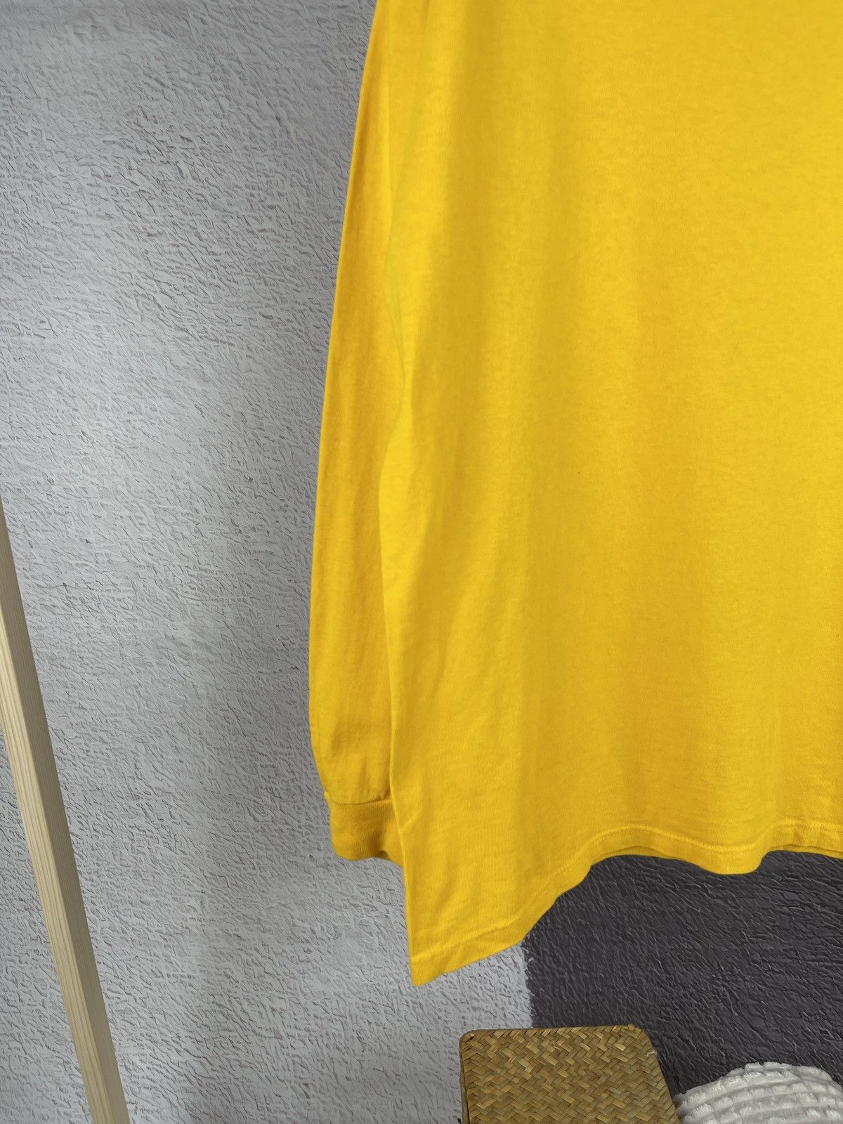 Adidas Adidas logo vintage 90s made in USA yellow long sleeve tee Size US M / EU 48-50 / 2 - 3 Thumbnail