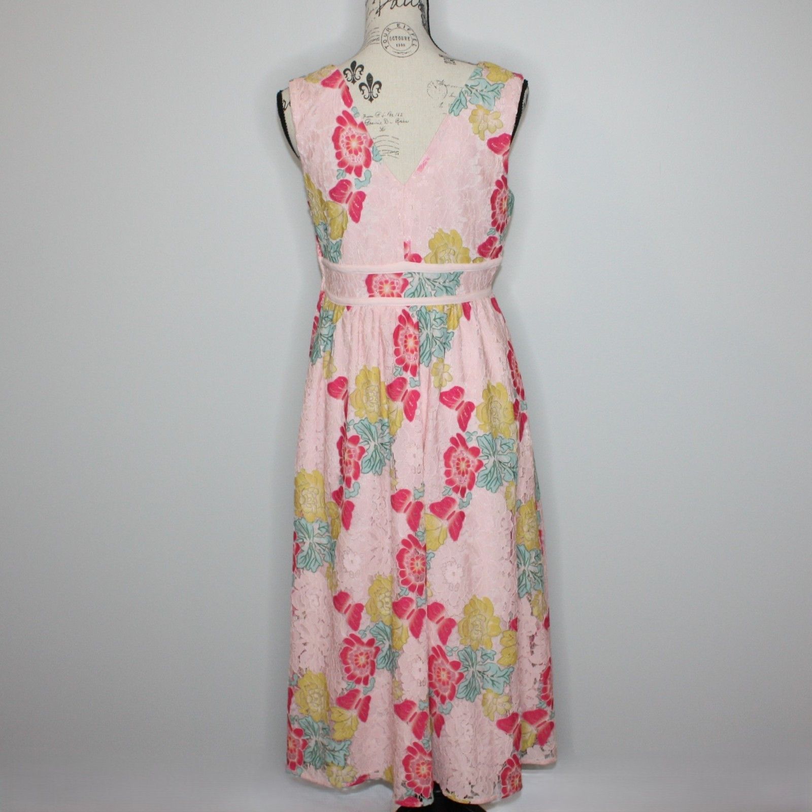 Other NSR Maria Multi Flower Floral Dress in size Medium NWT Size M / US 6-8 / IT 42-44 - 10 Thumbnail