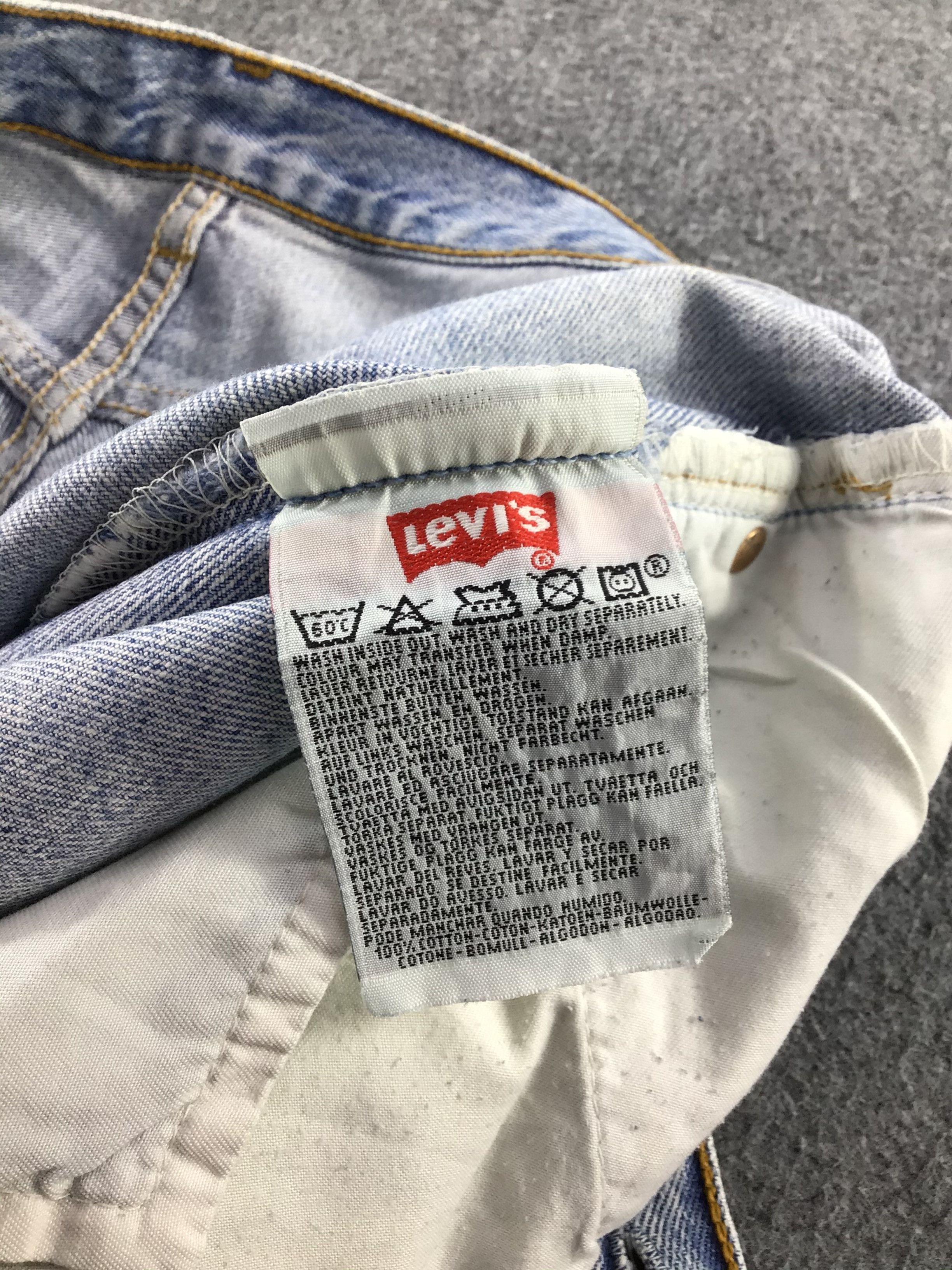 Levi's Vintage 90s Levis 501 Jeans-JM355 Size US 32 / EU 48 - 10 Thumbnail