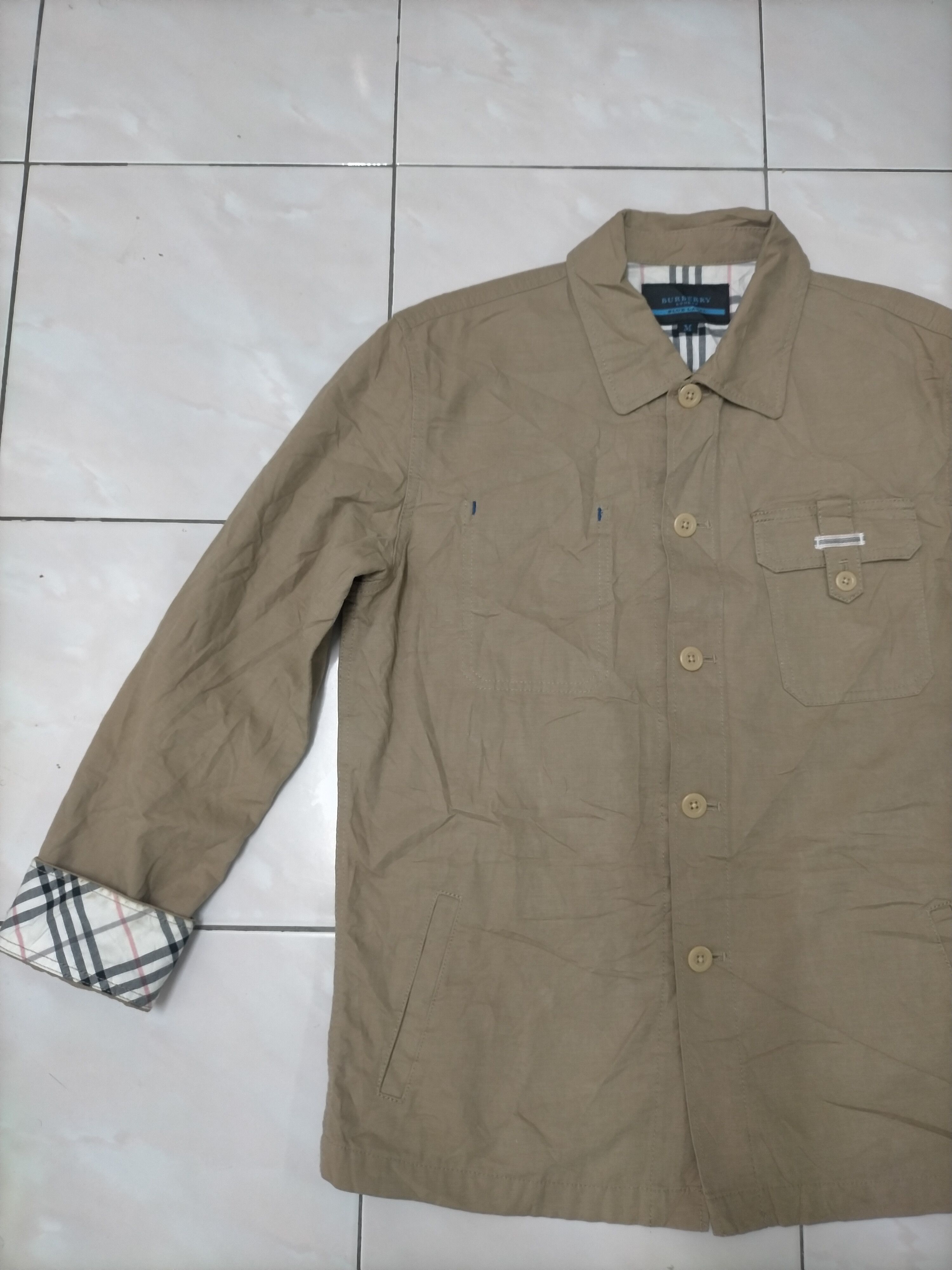 Burberry Burberry Blue Label Work Khaki Shirt Size US M / EU 48-50 / 2 - 4 Thumbnail