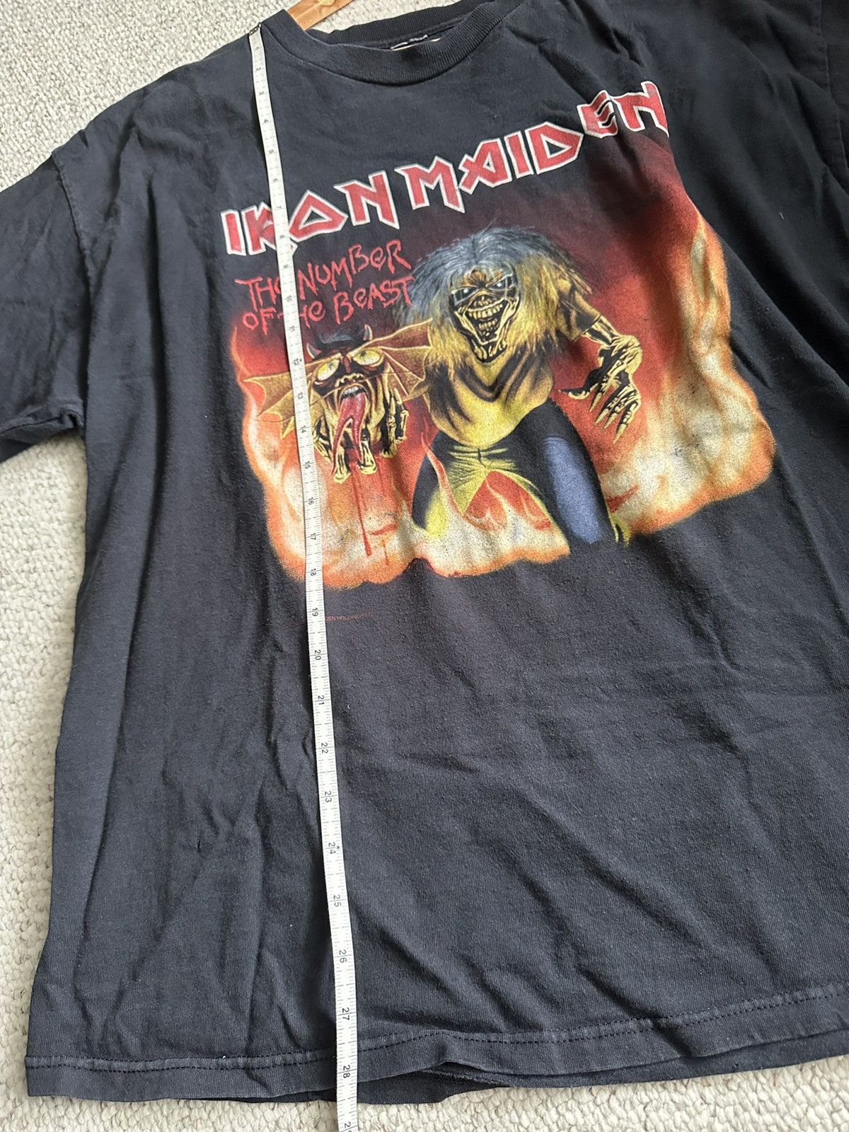 Band Tees Rare Vintage Iron Maiden Eddie Beast Metal VTG Rock Band tee Size US XL / EU 56 / 4 - 9 Thumbnail