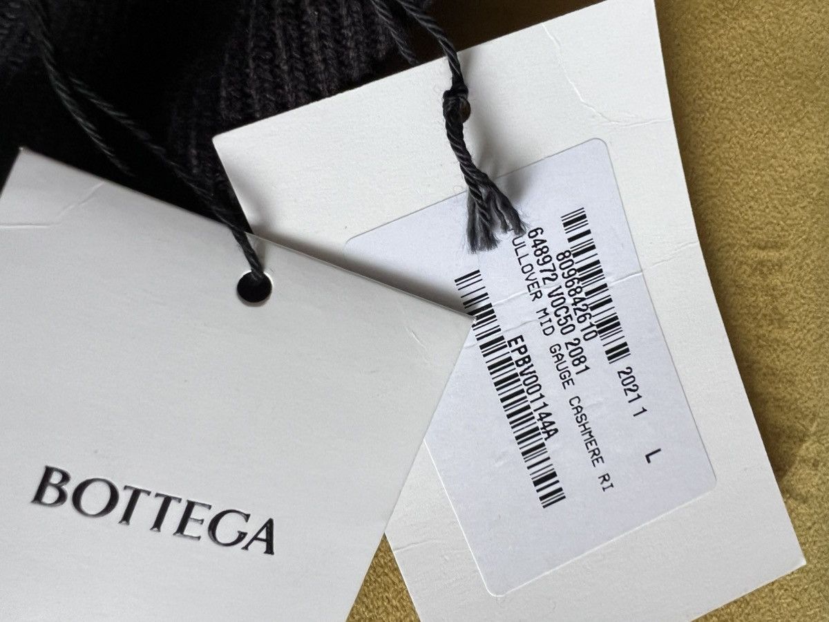 Bottega Veneta Wool-cashmere-blend high-neck ribbed sweater, slim L, Italy Size US L / EU 52-54 / 3 - 14 Thumbnail