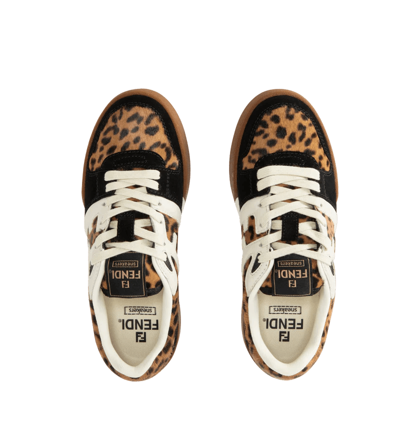 Fendi o1h1sh11225 Match Sneaker in Brown/Black Size US 6.5 / IT 36.5 - 3 Thumbnail