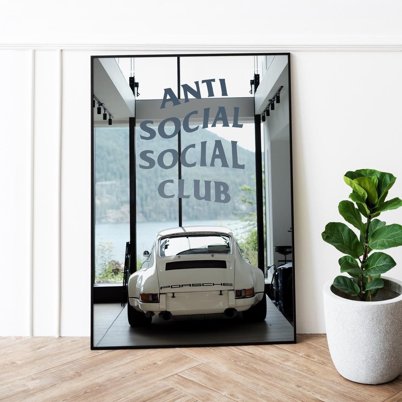 Other Anti Social Club Porsche 911 Poster Size ONE SIZE - 2 Thumbnail