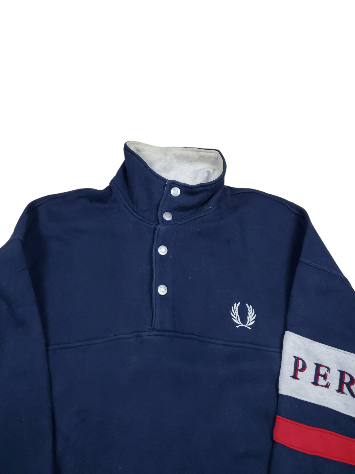 Fred Perry × Vintage Vintage Fred Perry Half Button Sweatshirt Size US M / EU 48-50 / 2 - 3 Thumbnail
