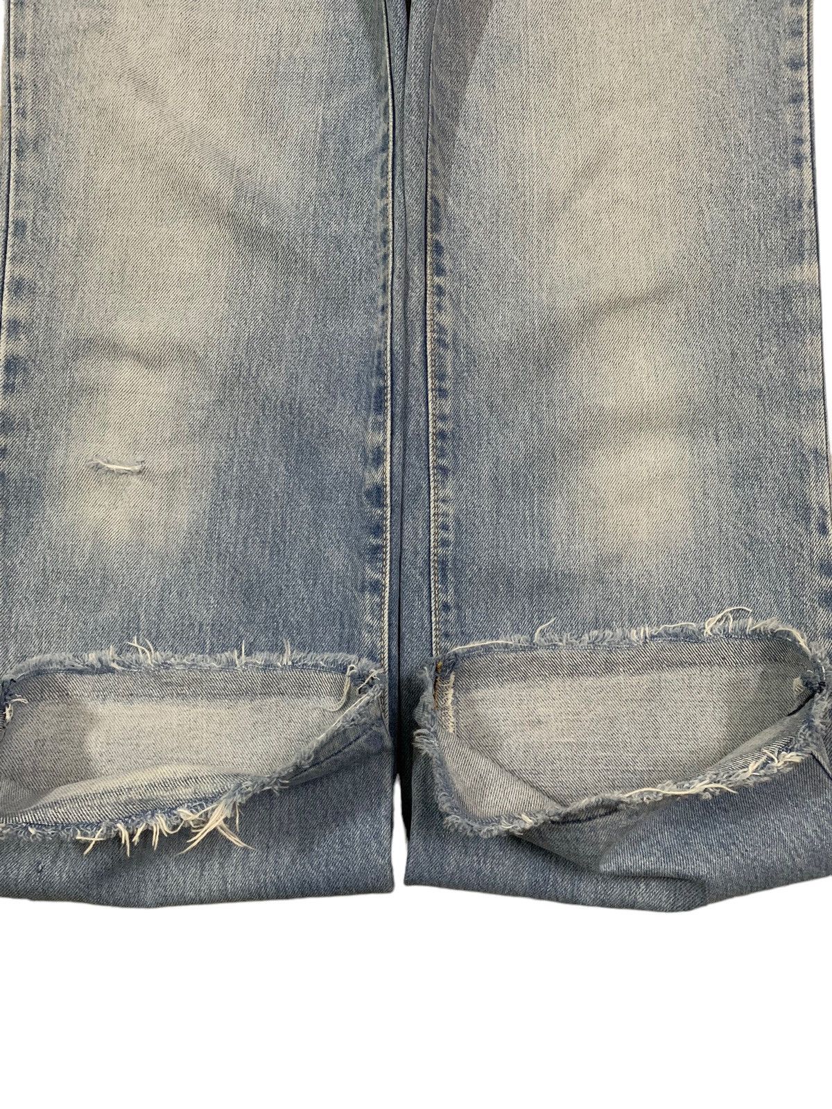 Japanese Brand × Tornado Mart Vintage Japanese Brand Baggy Flare Bootcut Frayed Leg Jeans Size US 30 / EU 46 - 8 Thumbnail