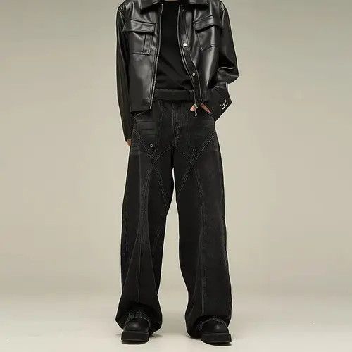 Japanese Brand "Masumi x Junko "Trend Black Denim Pant Size US 31 - 5 Thumbnail