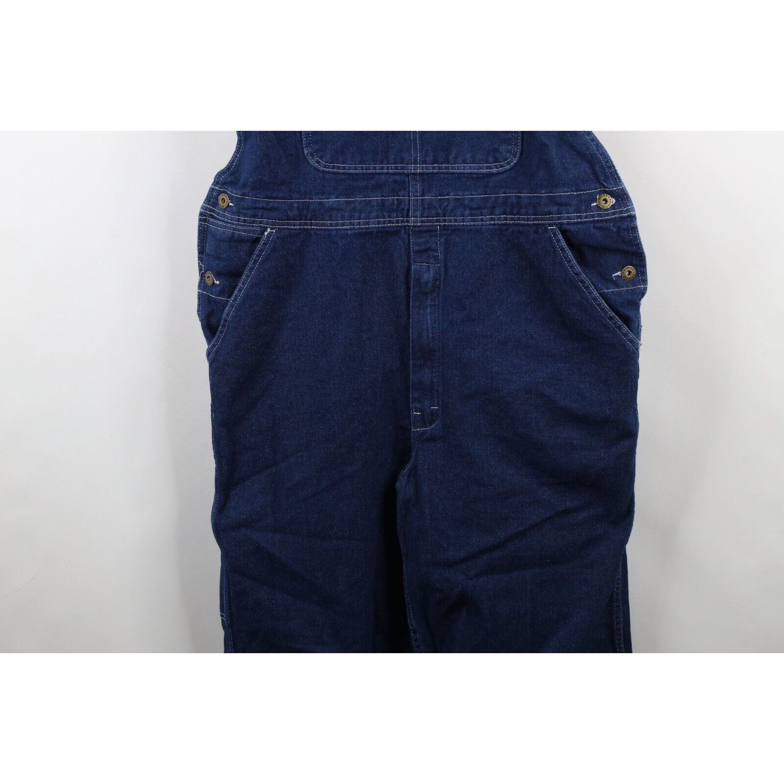 Dickies × Vintage Vintage Y2K Dickies Distressed Wide Leg Dungaree Overalls Size US 30 / EU 46 - 3 Thumbnail