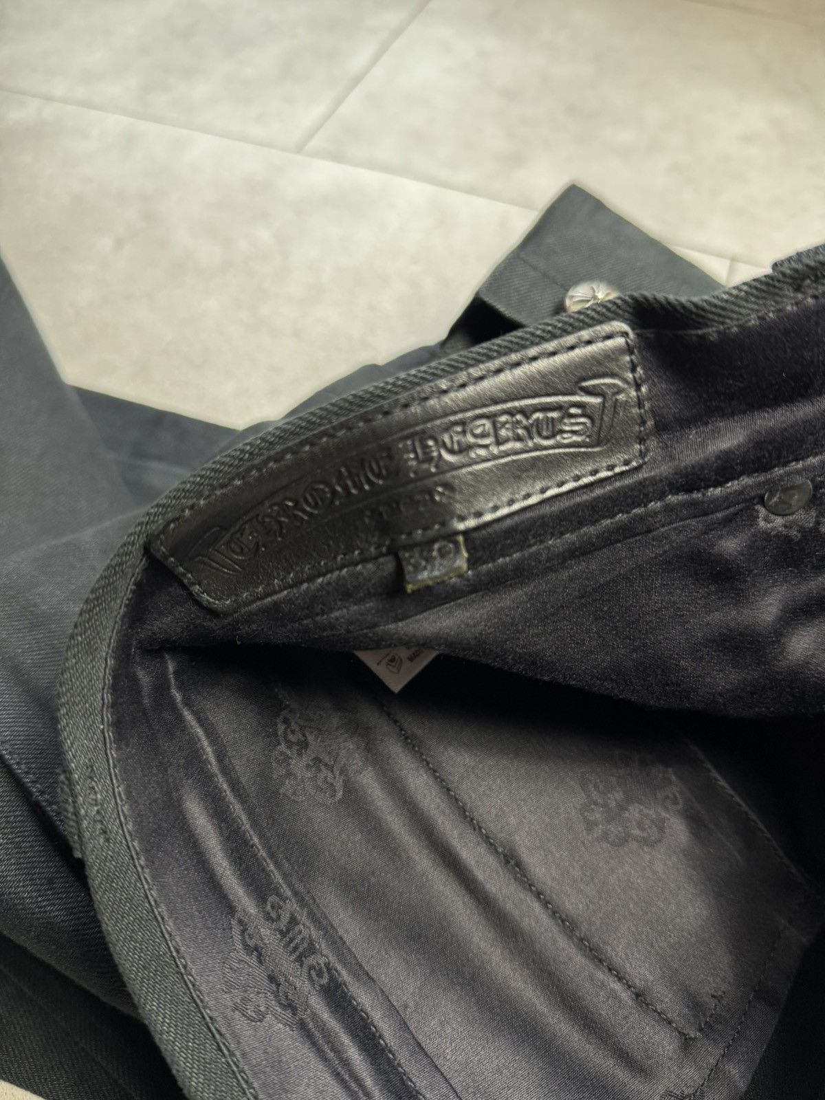 Chrome Hearts Chrome Hearts Vintage Fatigue Denim Jeans Size US 30 / EU 46 - 10 Thumbnail