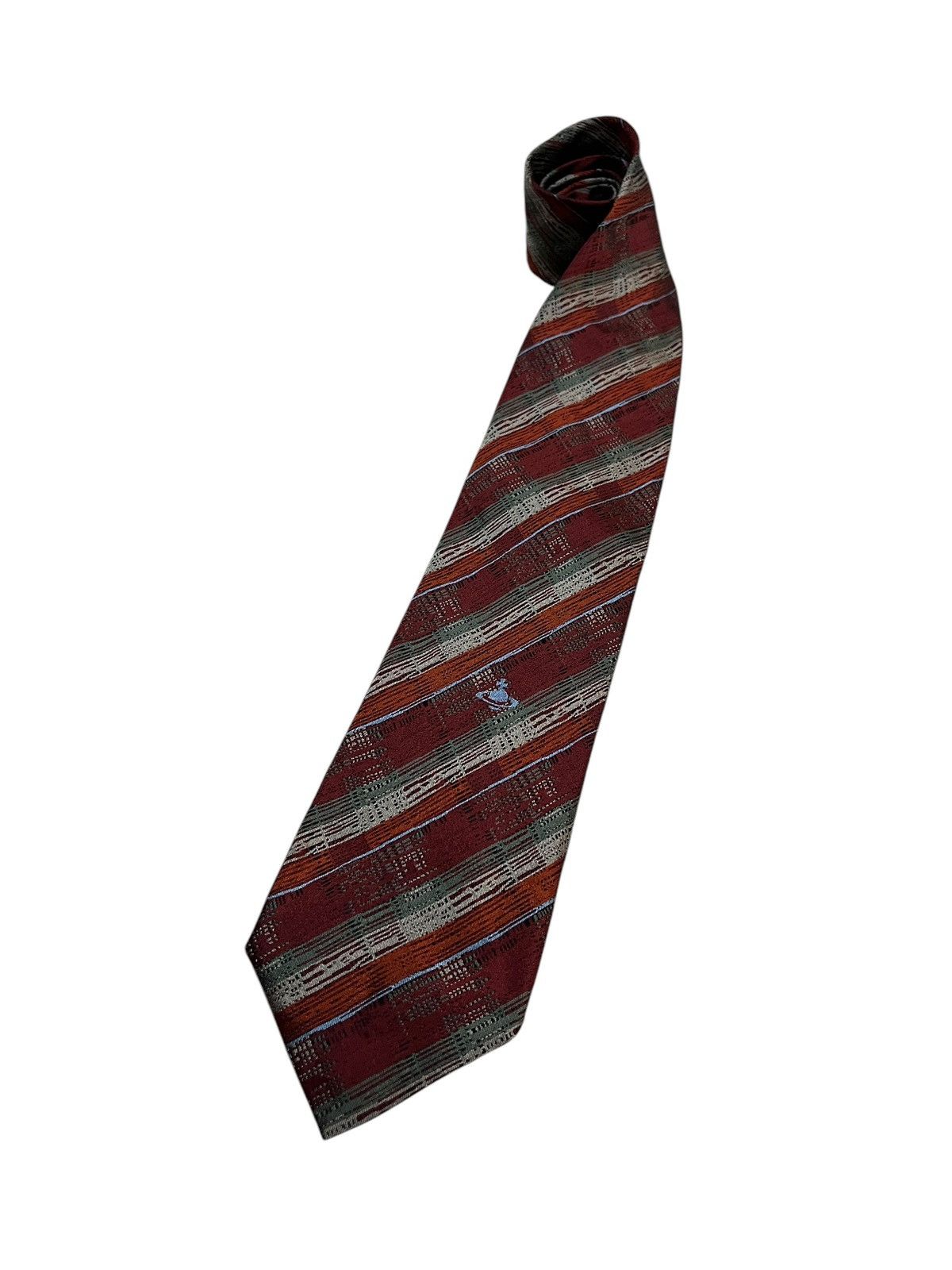 Vivienne Westwood VIVIENNE WESTWOOD ORB LOGO SILK TIE Size ONE SIZE - 1 Thumbnail