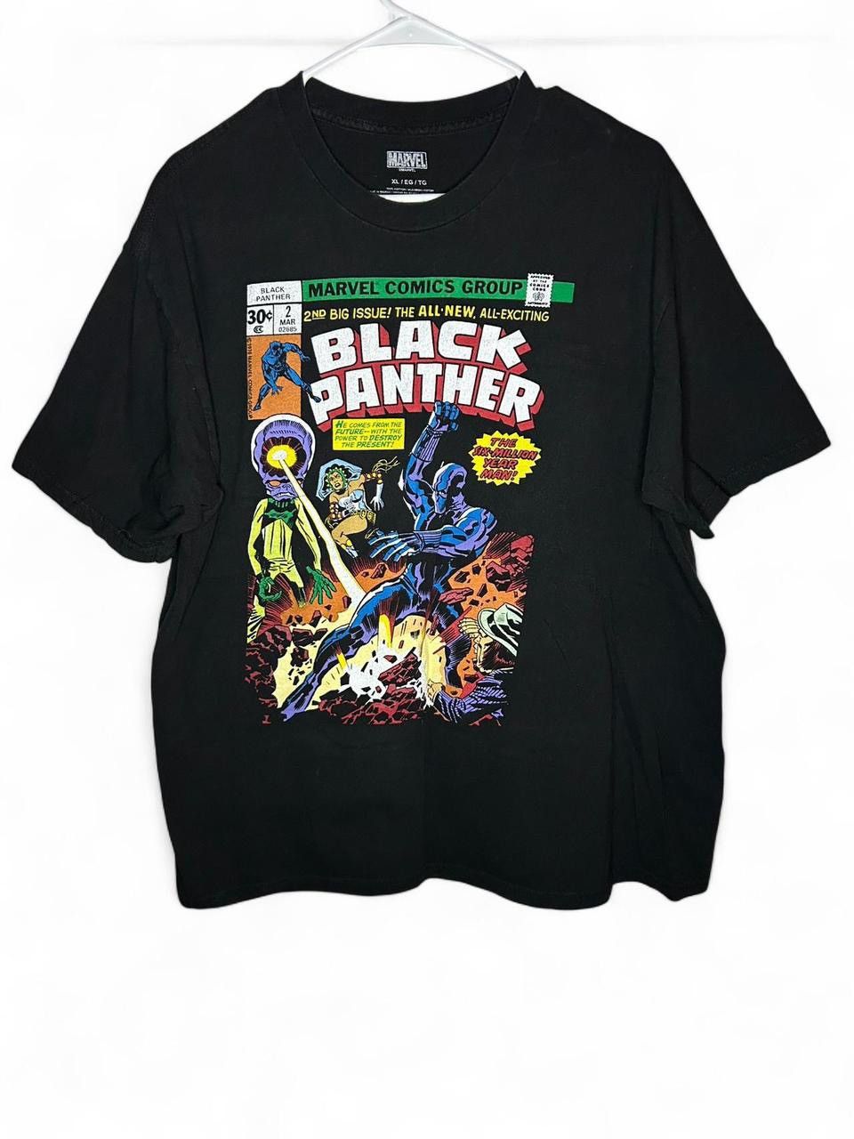 Marvel Comics Marvel Black Panther Comic Cover T-Shirt - Black Size US XL / EU 56 / 4 - 1 Thumbnail