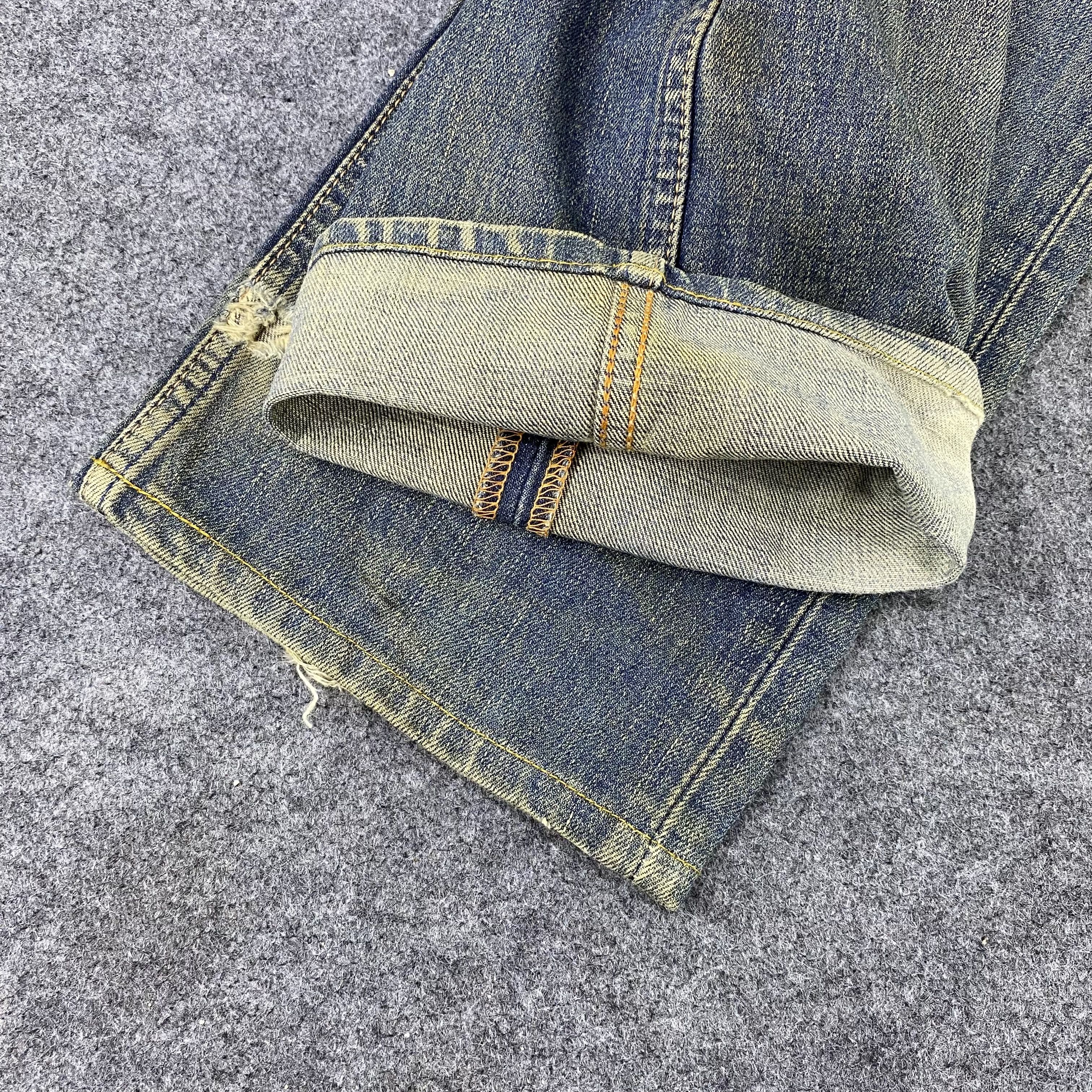Jean × Levi's × Vintage Vintage Levi's 502 Distressed Rusty Wash Jeans-J1166 Size US 32 / EU 48 - 11 Thumbnail