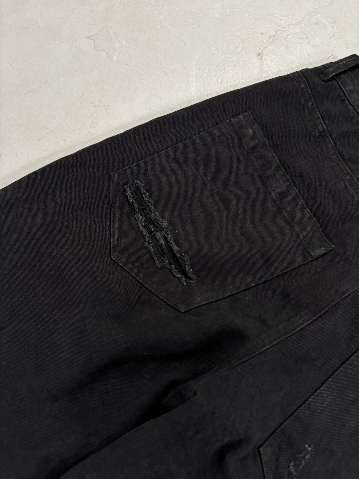 Raf Simons Raf Simons AW19 Destroyed Zombie Denim Size US 32 / EU 48 - 4 Thumbnail