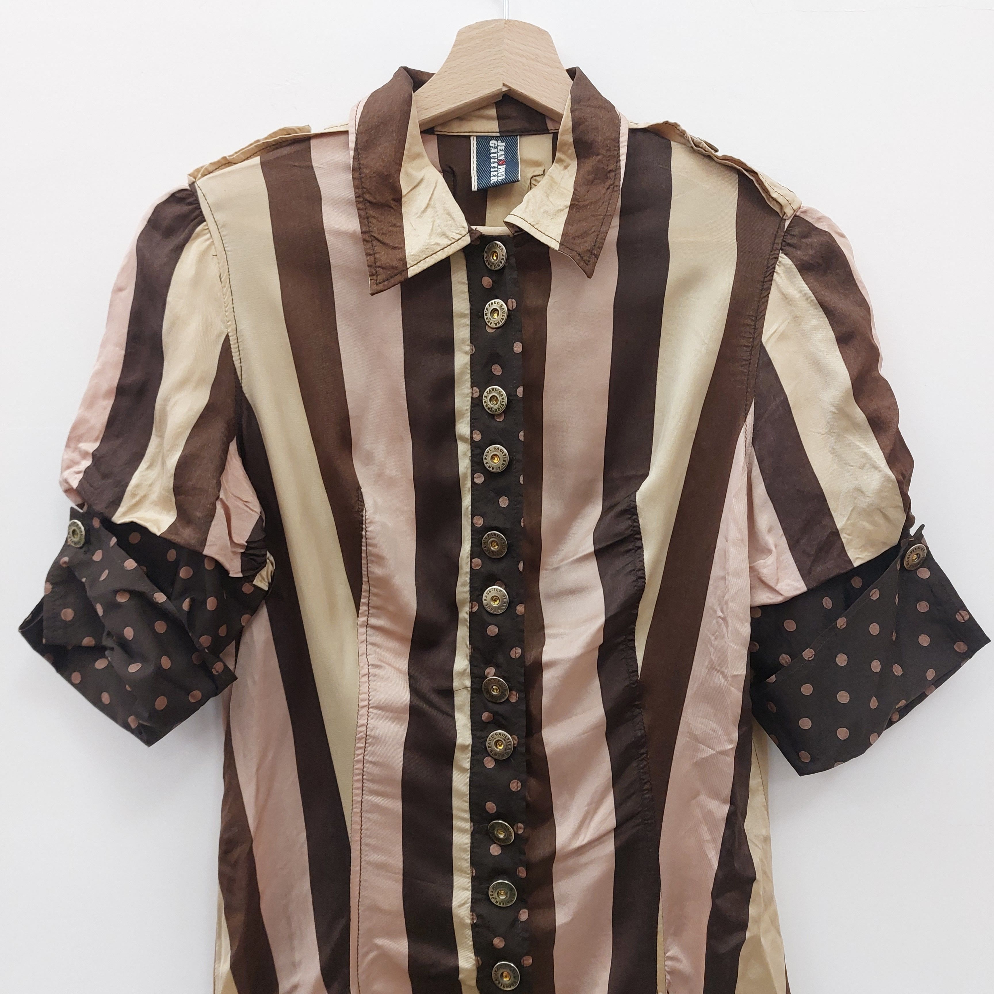 Jean Paul Gaultier Jean Paul Gaultier vintage viscose shirt dress Size S / US 4 / IT 40 - 2 Thumbnail